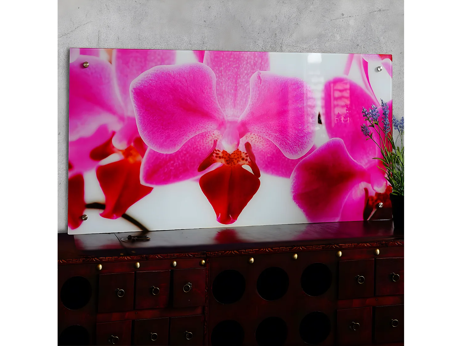 Glasbild T114 Orchide, Orchidee