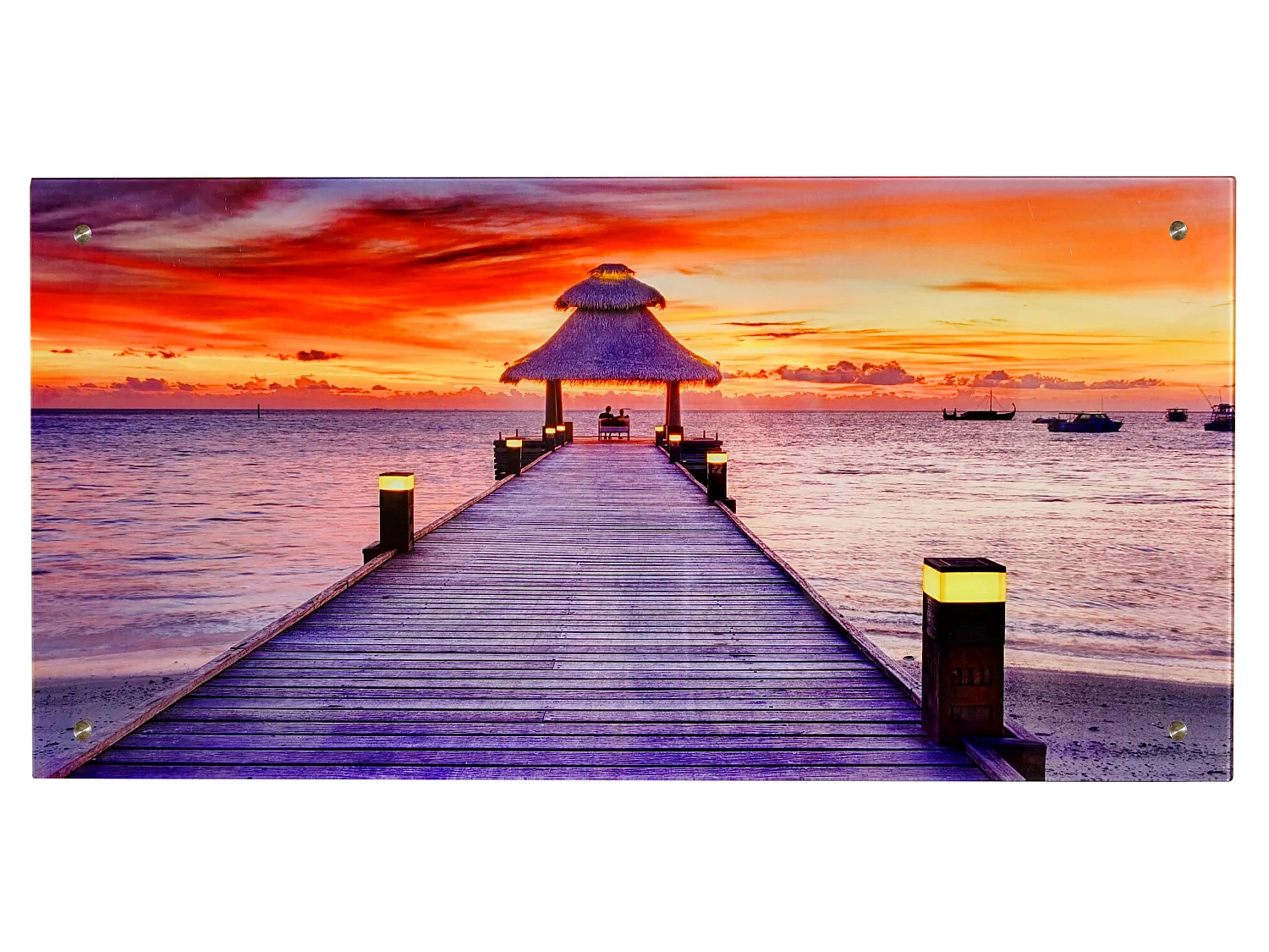 Glasbild T114 Steg, Steg