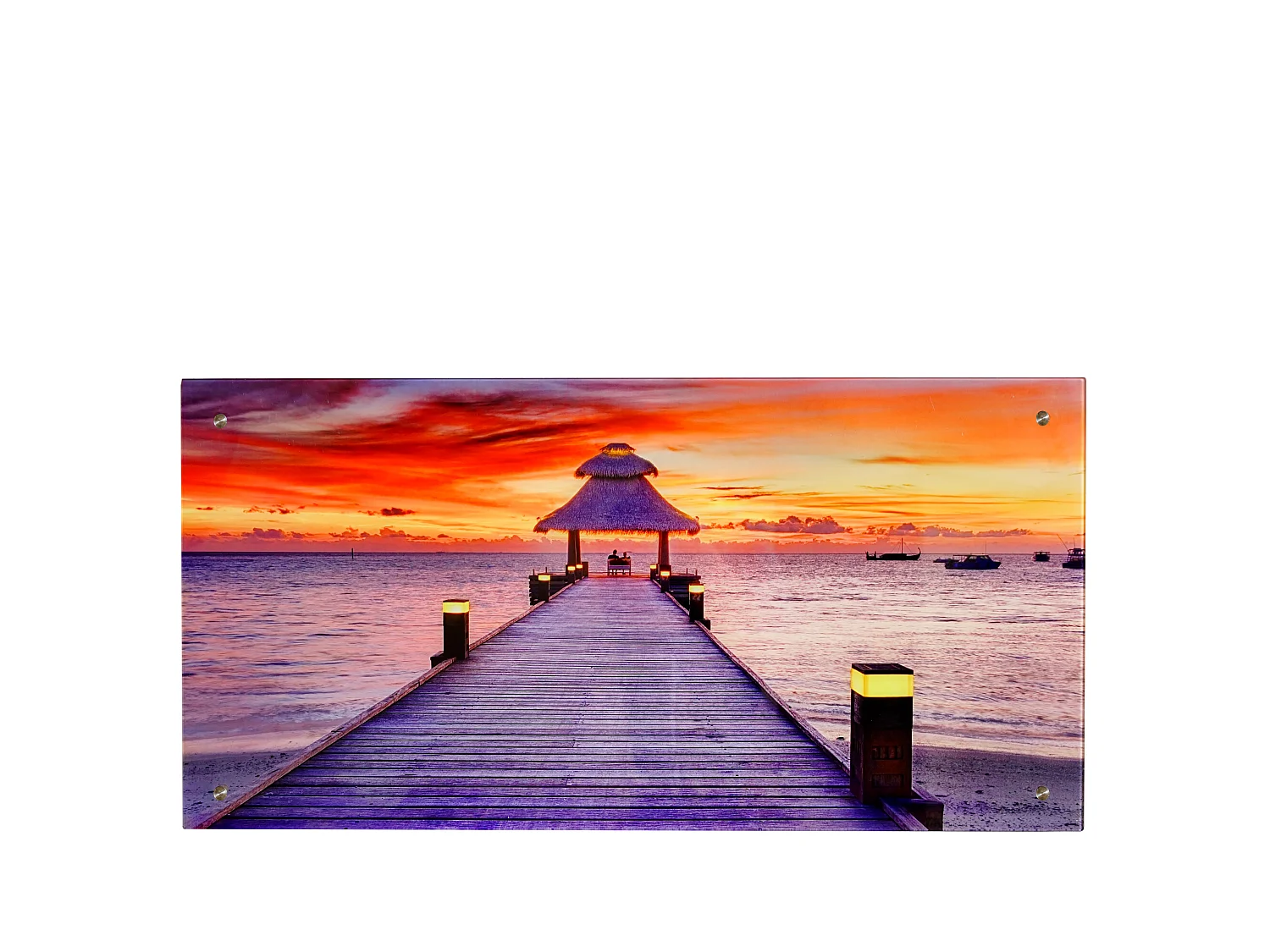 Glasplaat T114 Orchidee,  loopbrug