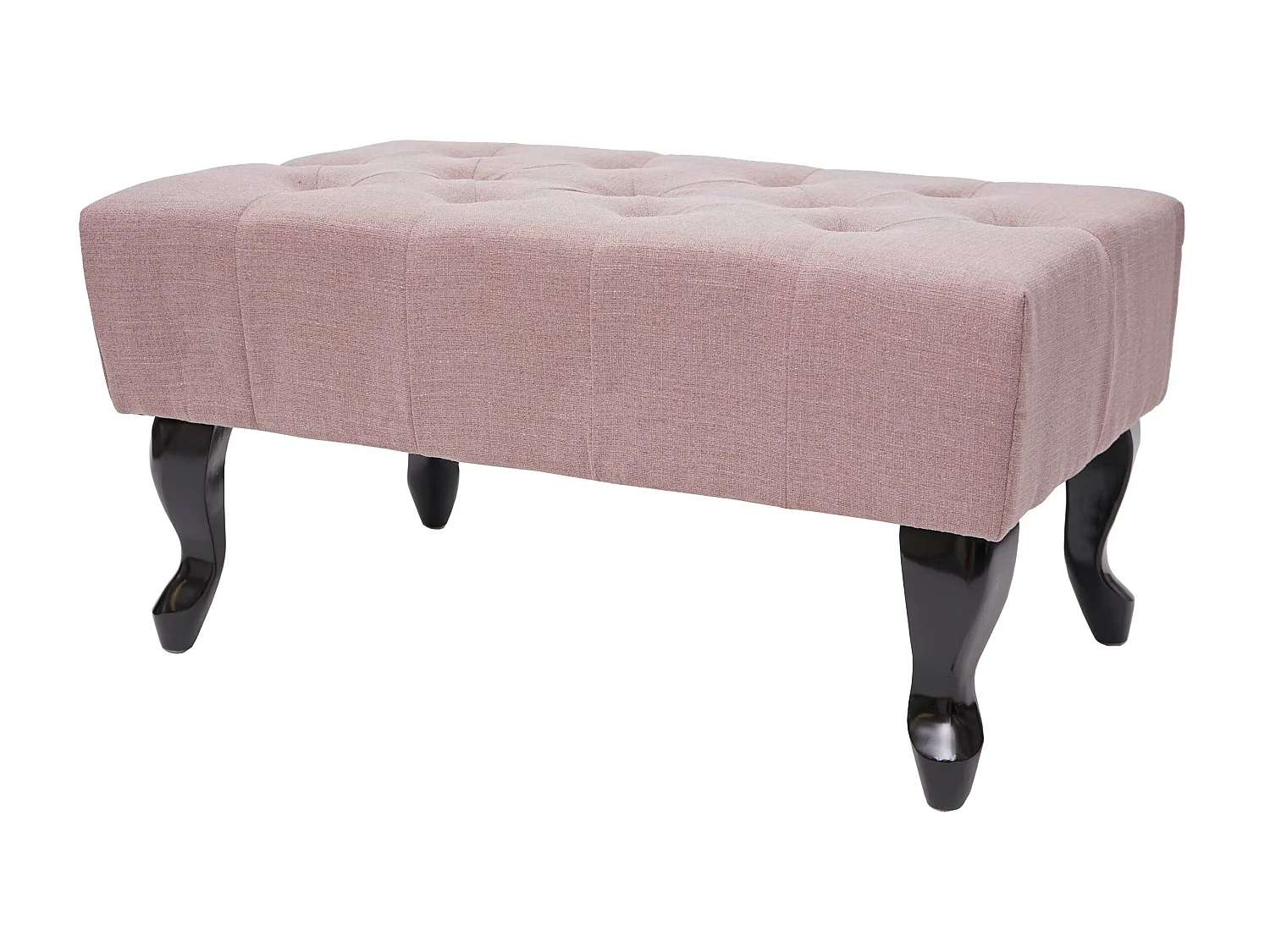 Ottomane Oxford Wasserabweisend, Vintage rosa