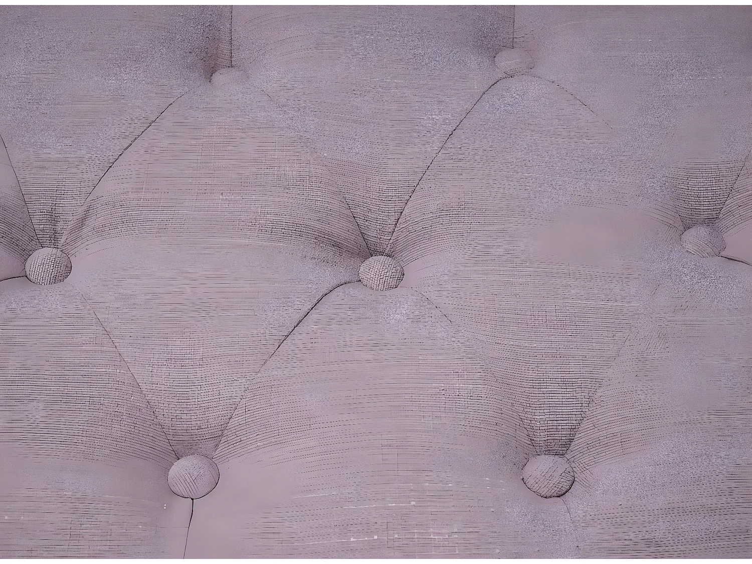 Ottomane Oxford Wasserabweisend, Vintage rosa