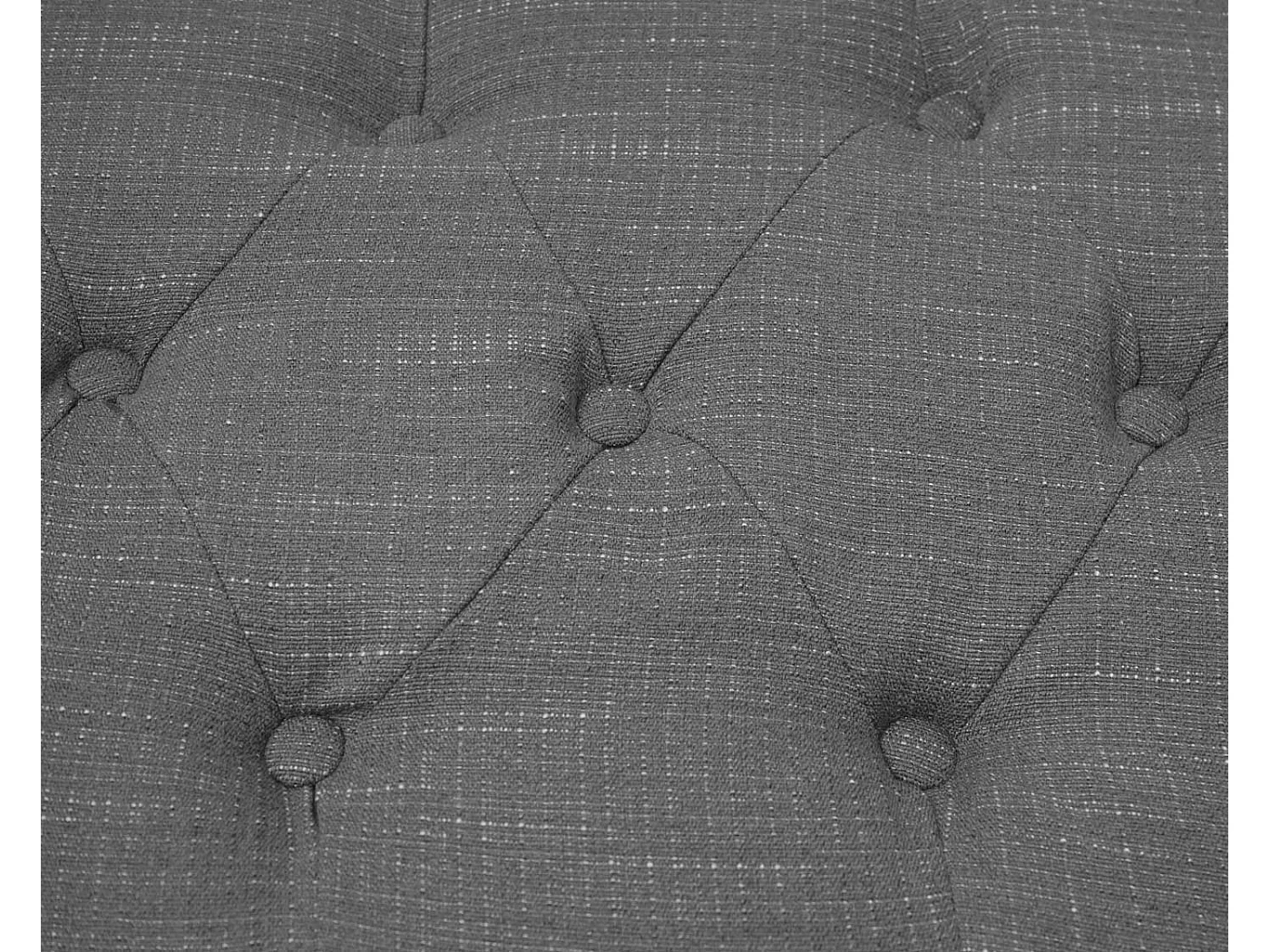 Otomana Oxford wodoodporna,  ciemnoszary