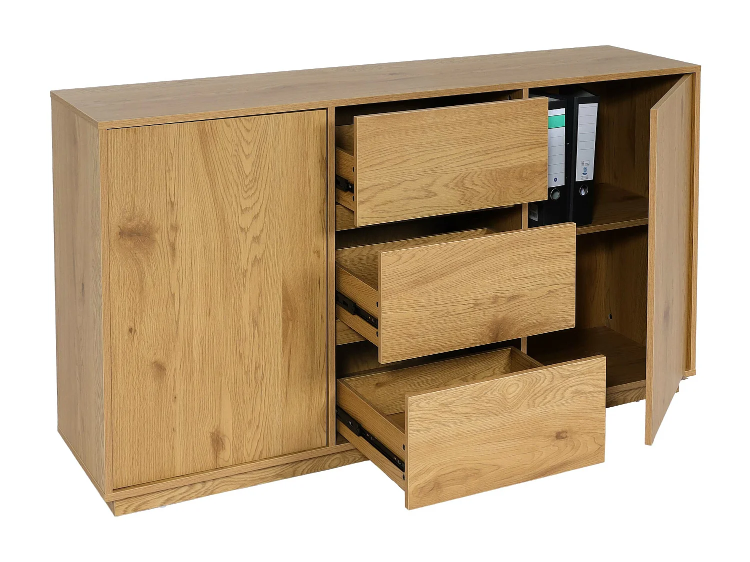 Dressoir MCW-J78,  eiken-look