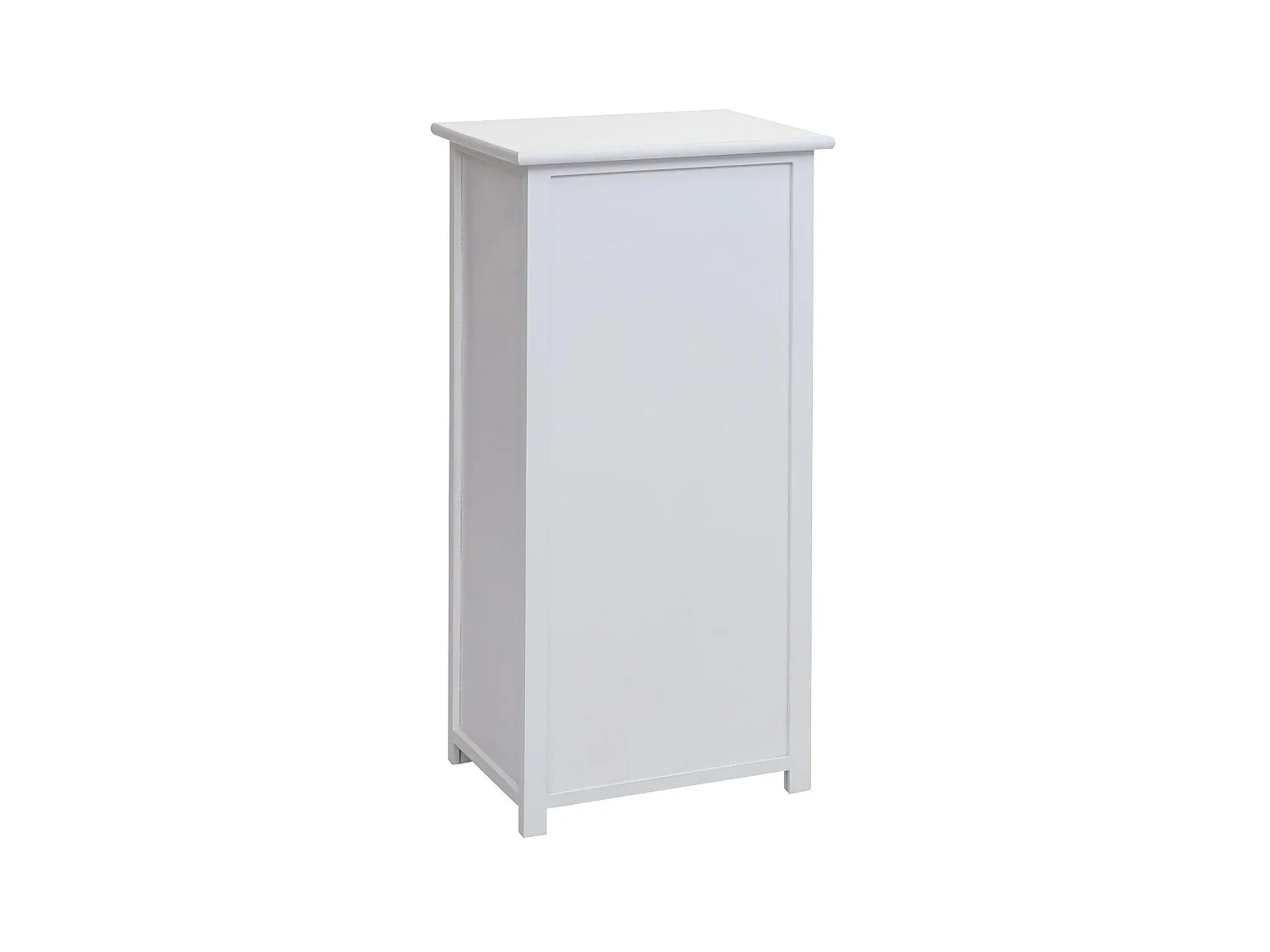 Kommode MCW-K84 mit Körben, Weiß, Körbe grau