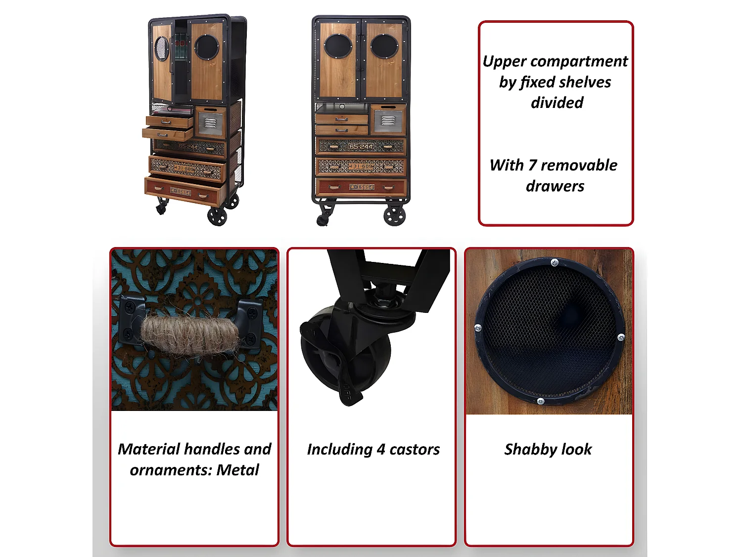 Apothekerskast MCW-D78