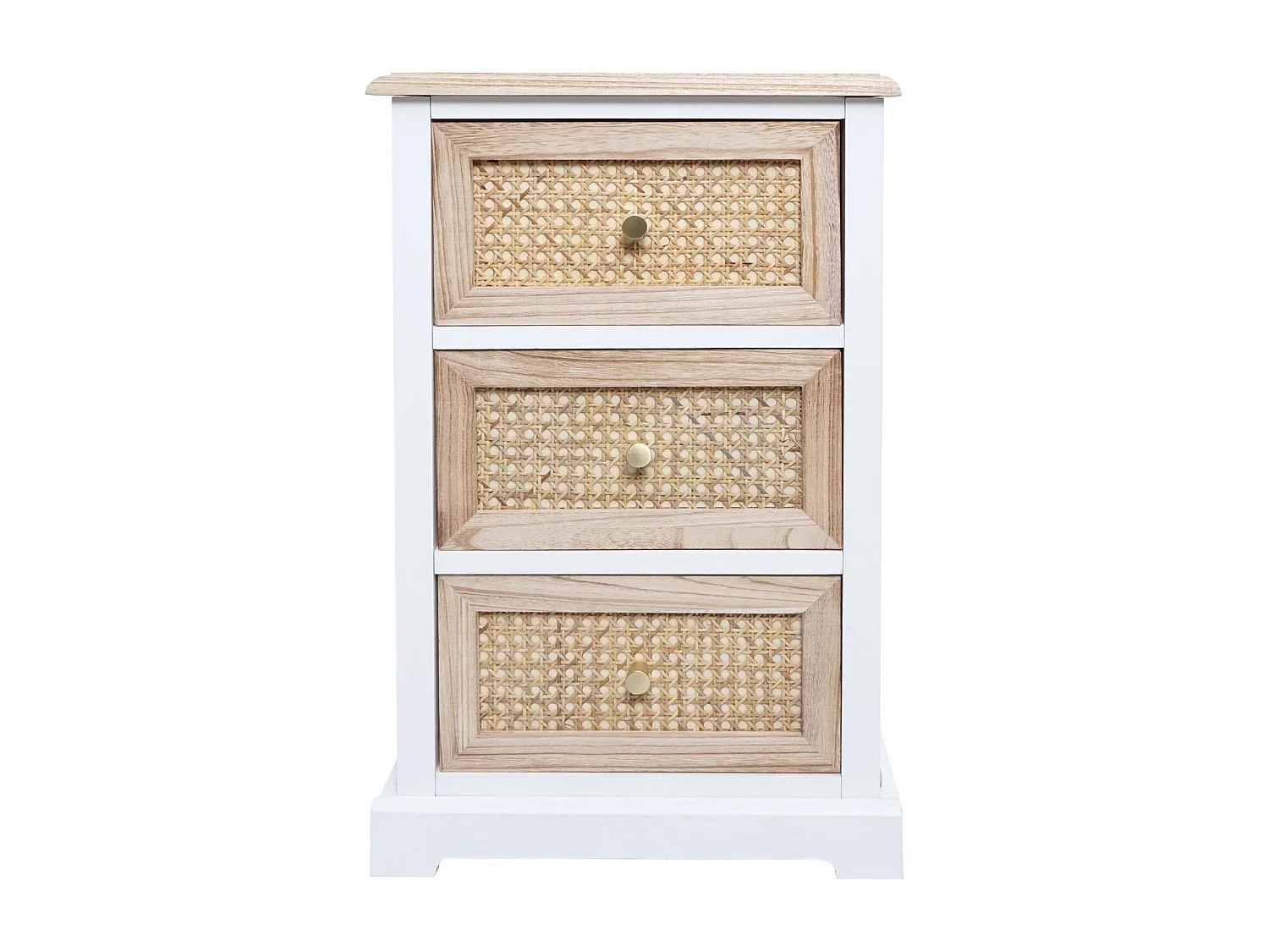 Commode MCW-K87,  wit, natuurlijke kleur