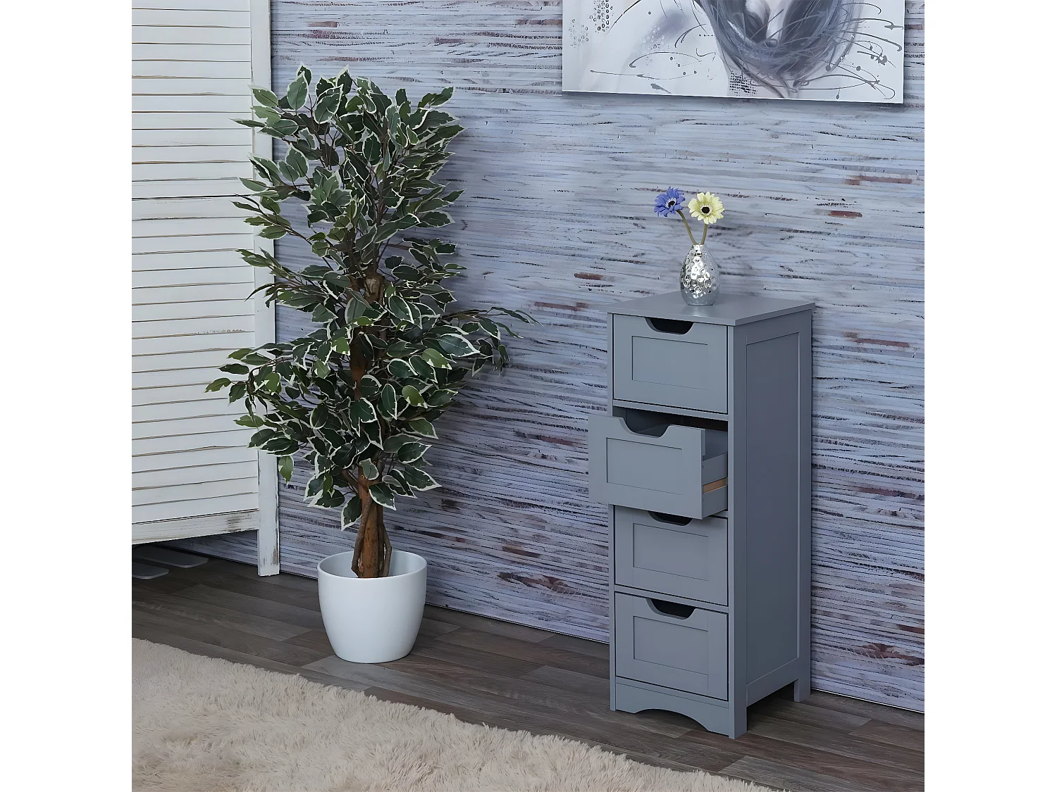 Kommode MCW-B65, Grau