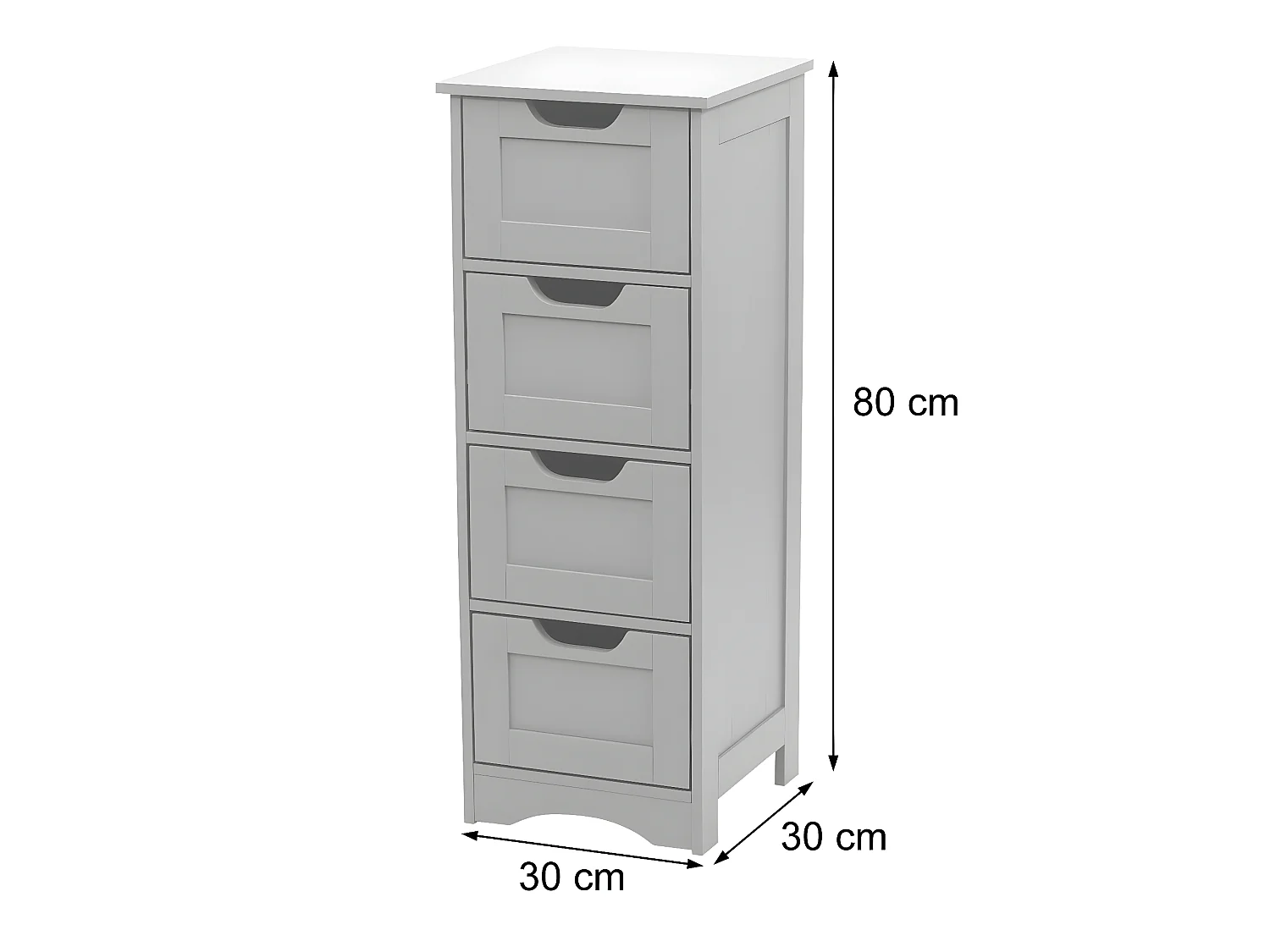 Kommode MCW-B65, Grau