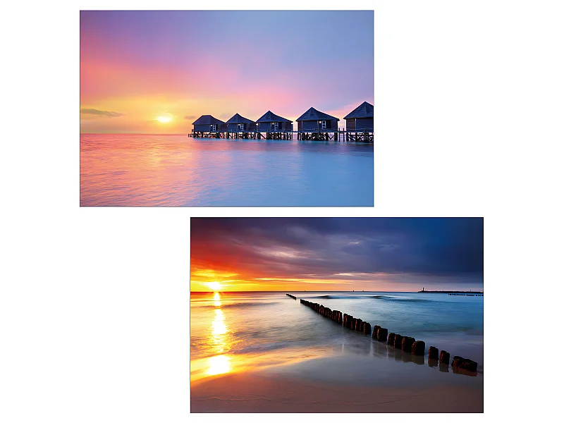 LED-Bild Vacancy (2er Set), Vacancy