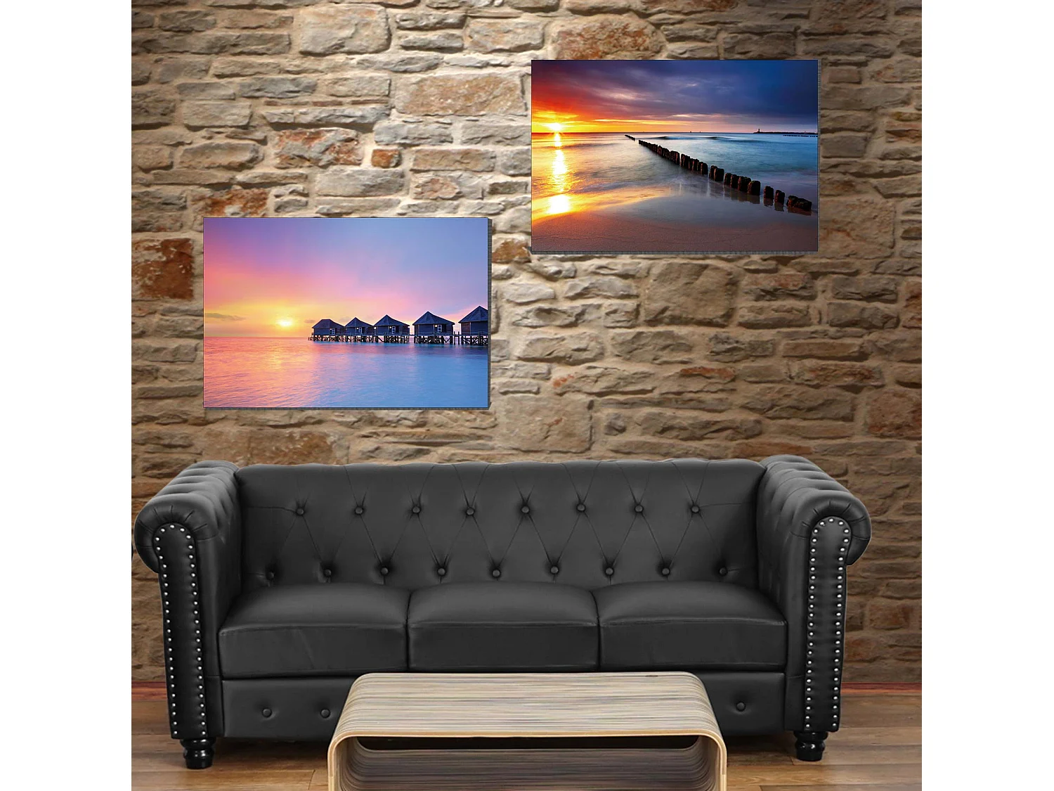 LED-Bild Vacancy (2er Set), Vacancy