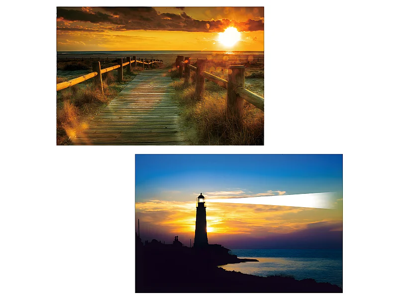 LED-Bild Sea (2er Set), Sea