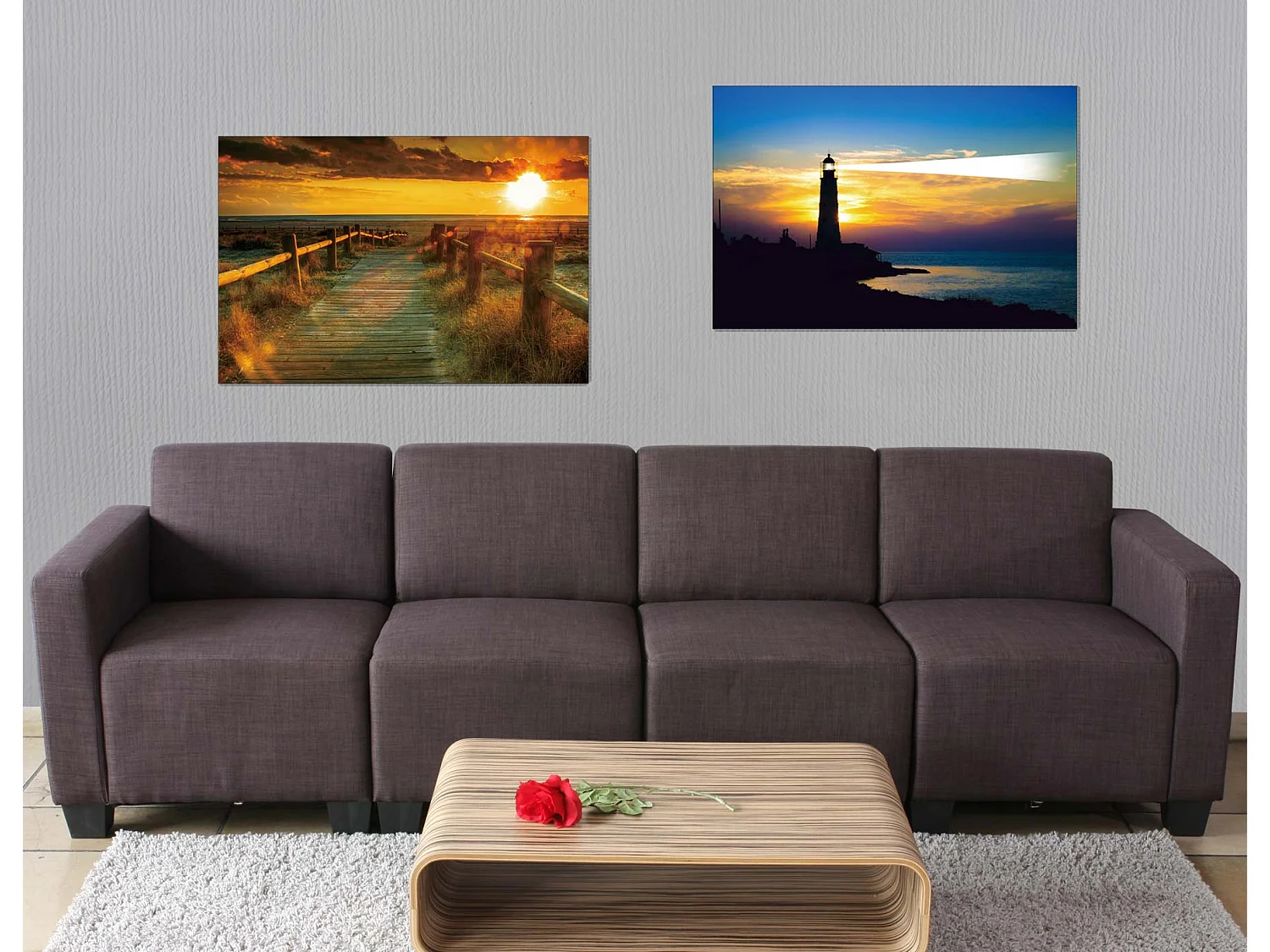 LED-Bild Sea (2er Set), Sea