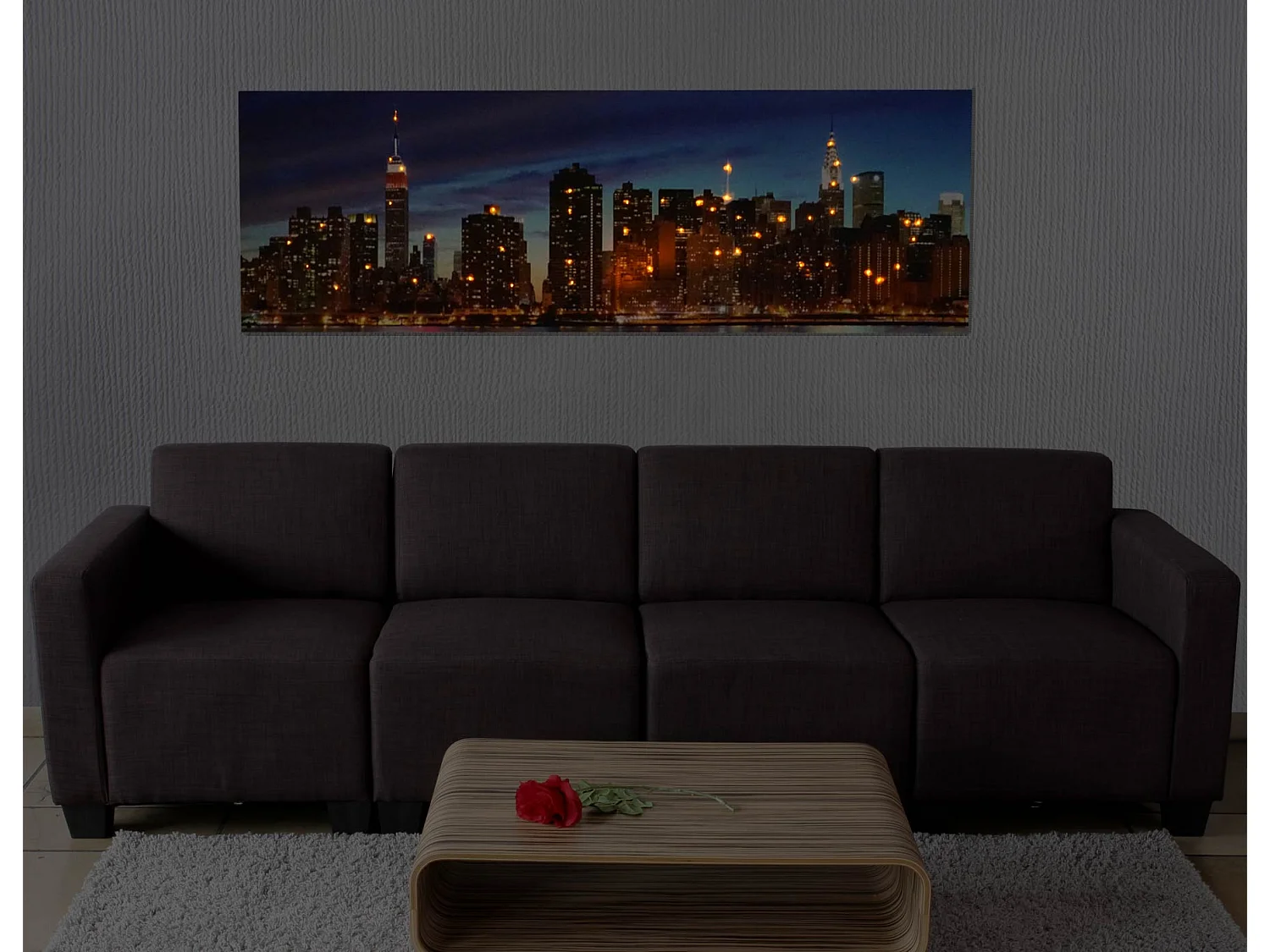 LED-Bild New York flackernd, 120x40cm New York, flackernd