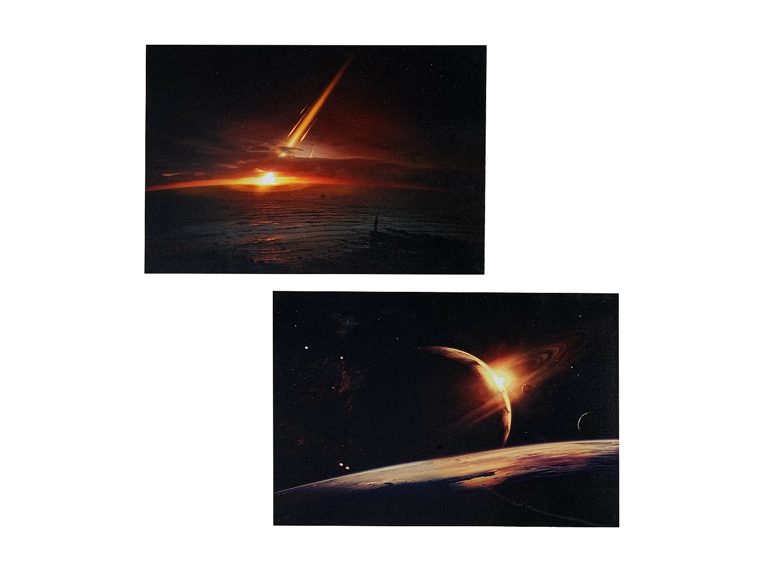 LED-Bild Planet (2er Set), Planet