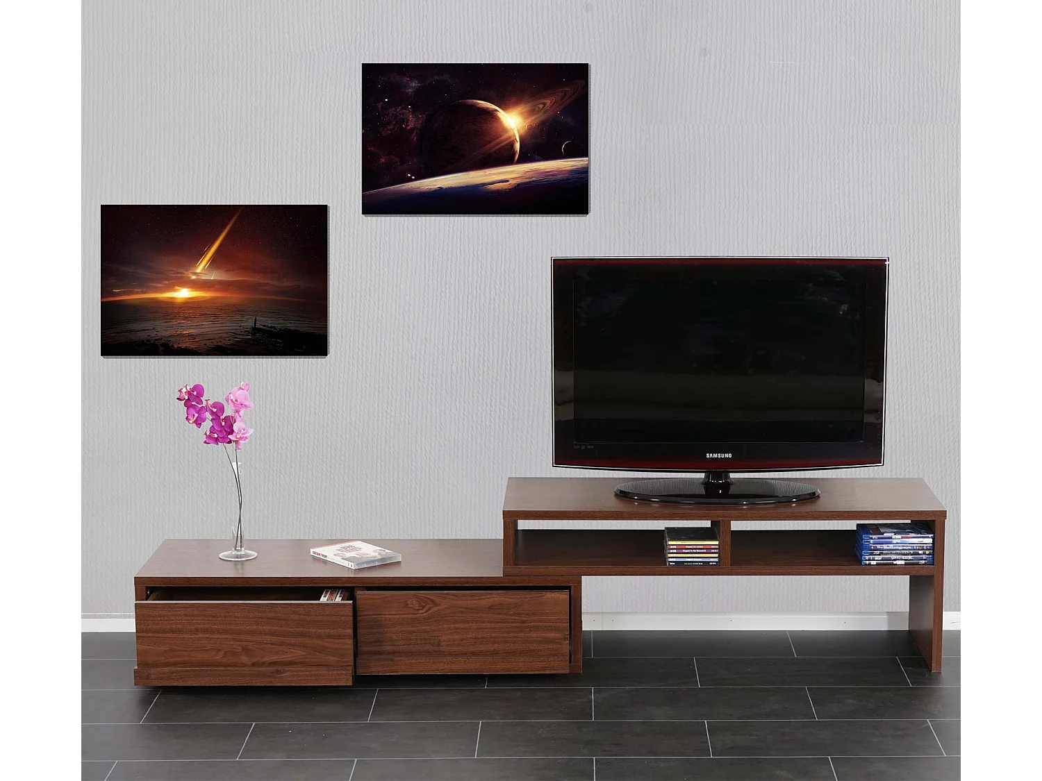 LED-Bild Planet (2er Set), Planet