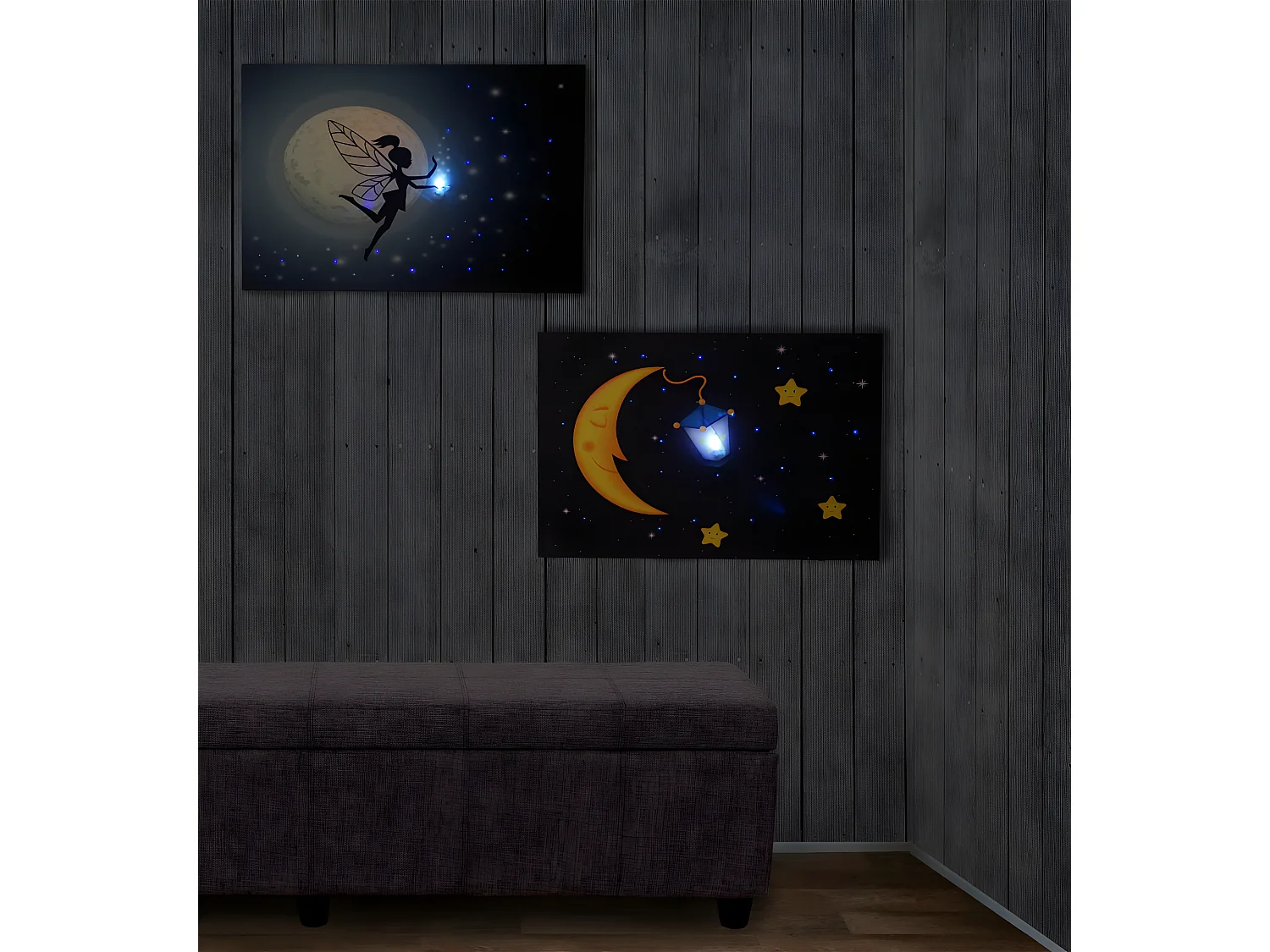 LED-Bild Kids 20 Bildpunkte (2er Set), Kids + 20 Bildpunkte