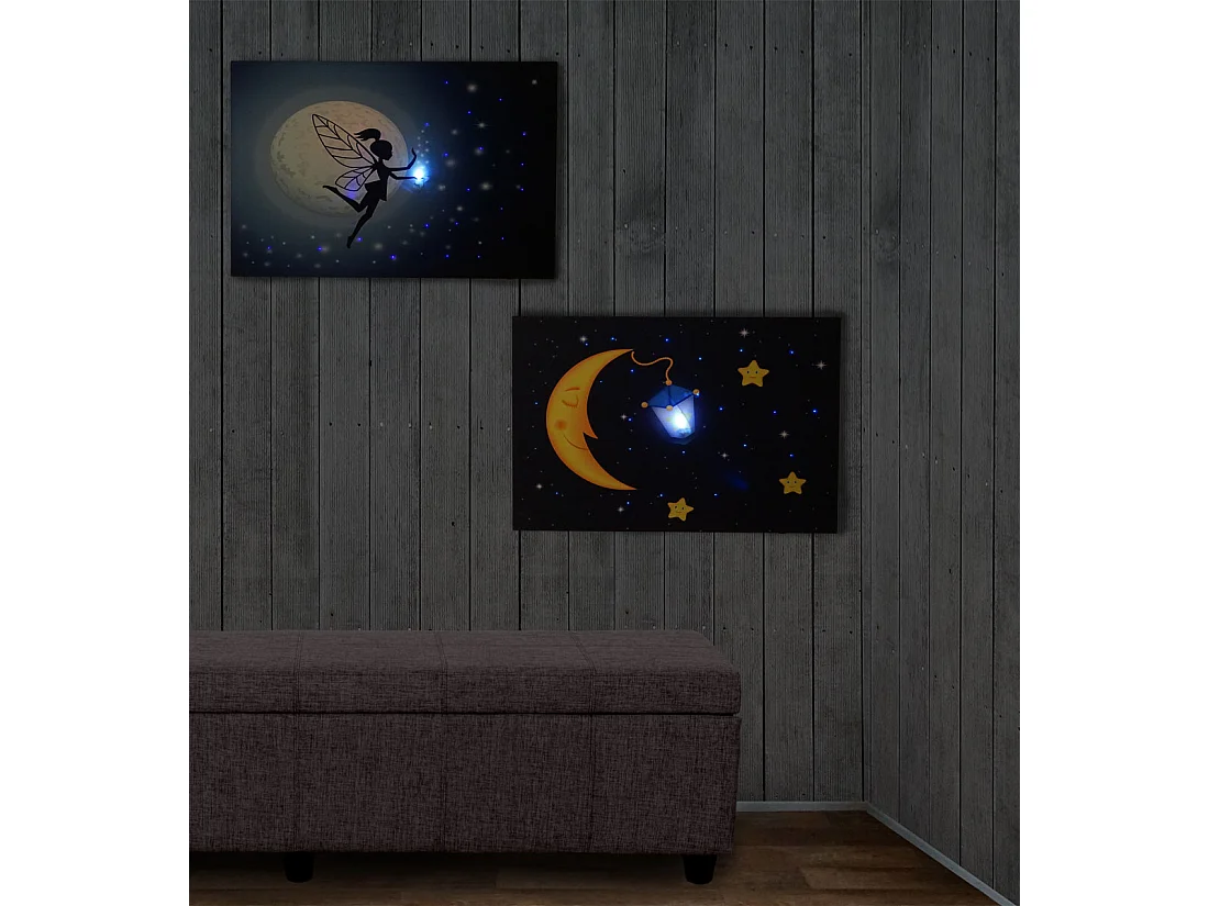 LED-Bild Kids 20 Bildpunkte (2er Set), Kids + 20 Bildpunkte