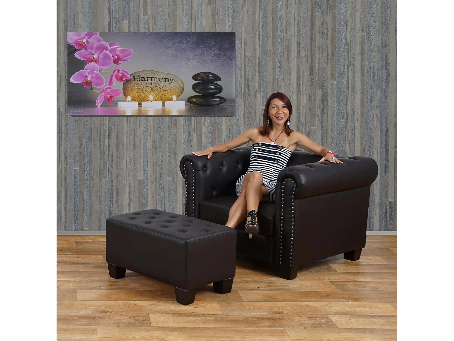 LED-Bild Harmony flackernd, 110x55cm Harmony, flackernd