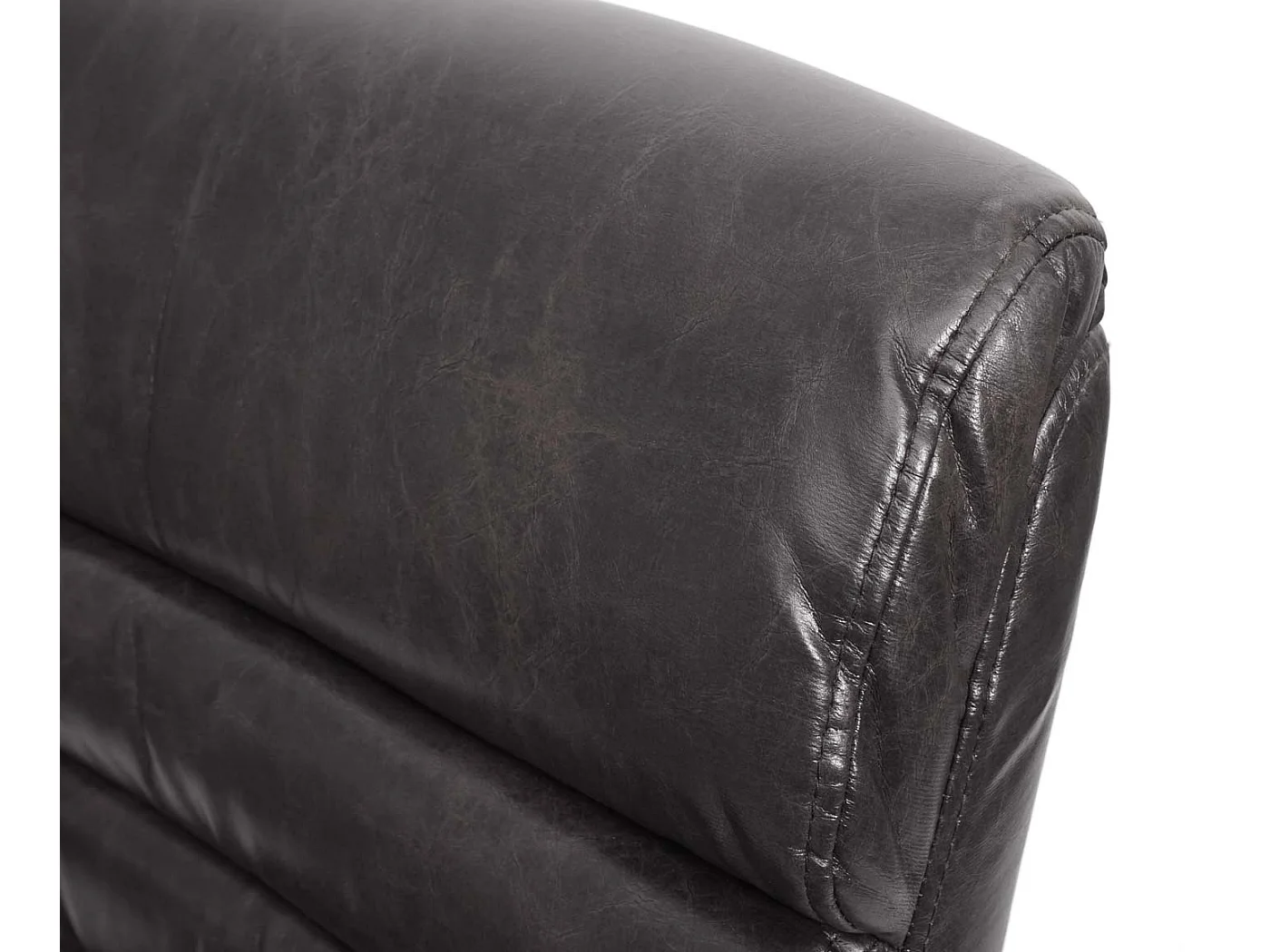 Conferentiestoel MCW-H31 (set van 6),  Kunstleer zwart