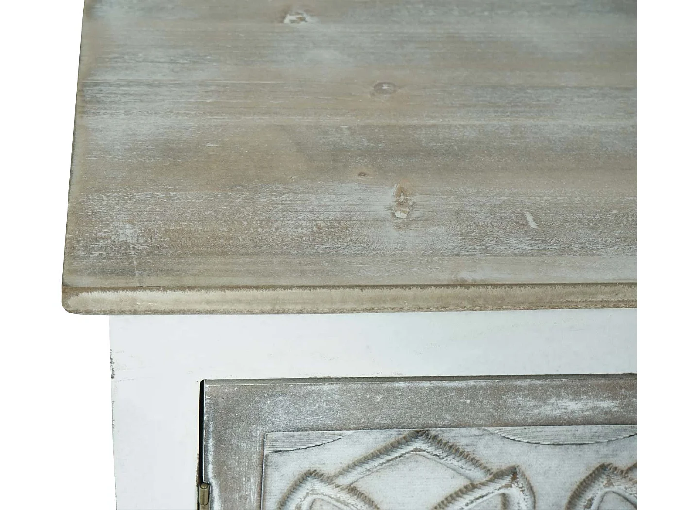 Kommode MCW-J48, Weiß-braun