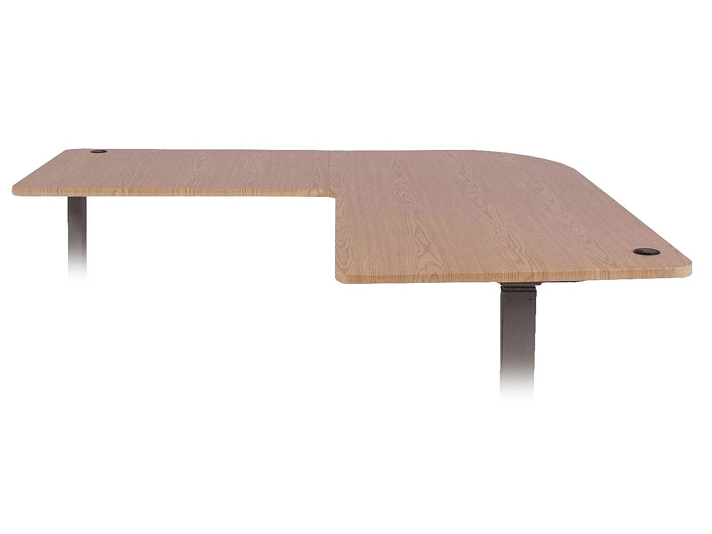 Blat MCW-D40 do biurka narożnego,  Jasnobrązowy