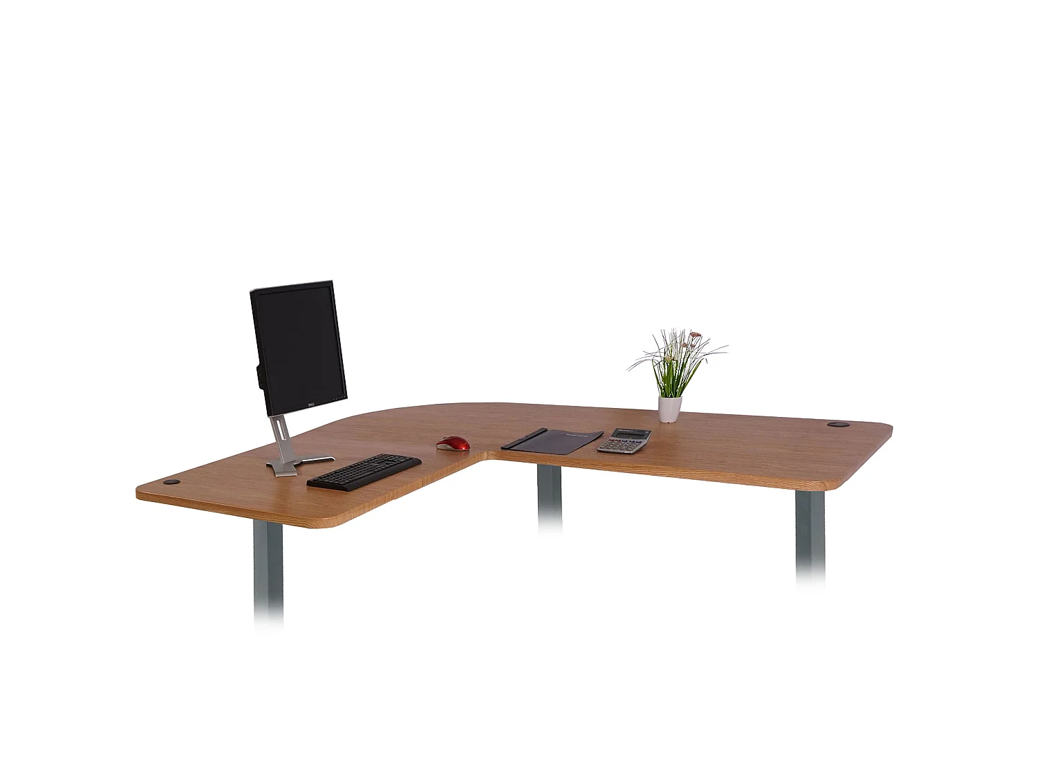 Tischplatte MCW-D40 für Eck-Schreibtisch, Braun Struktur