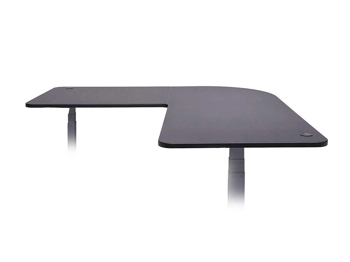 Blat MCW-D40 do biurka narożnego,  czarny