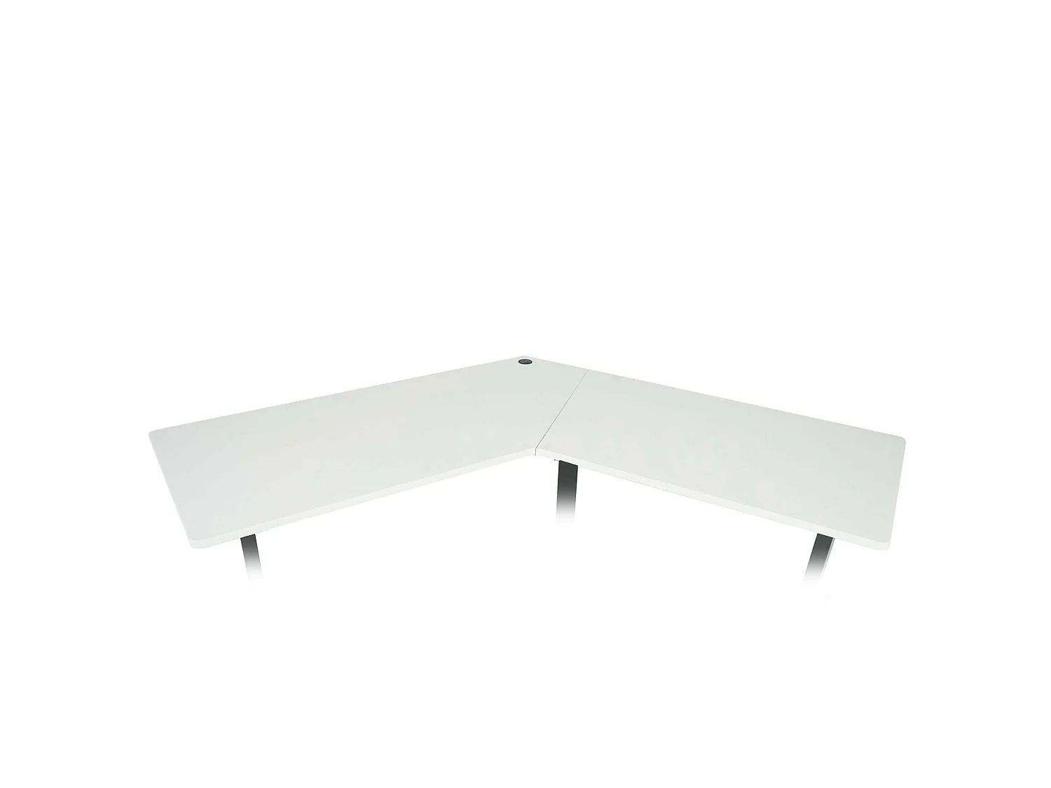 Eck-Schreibtischplatte MCW-D40, Weiß