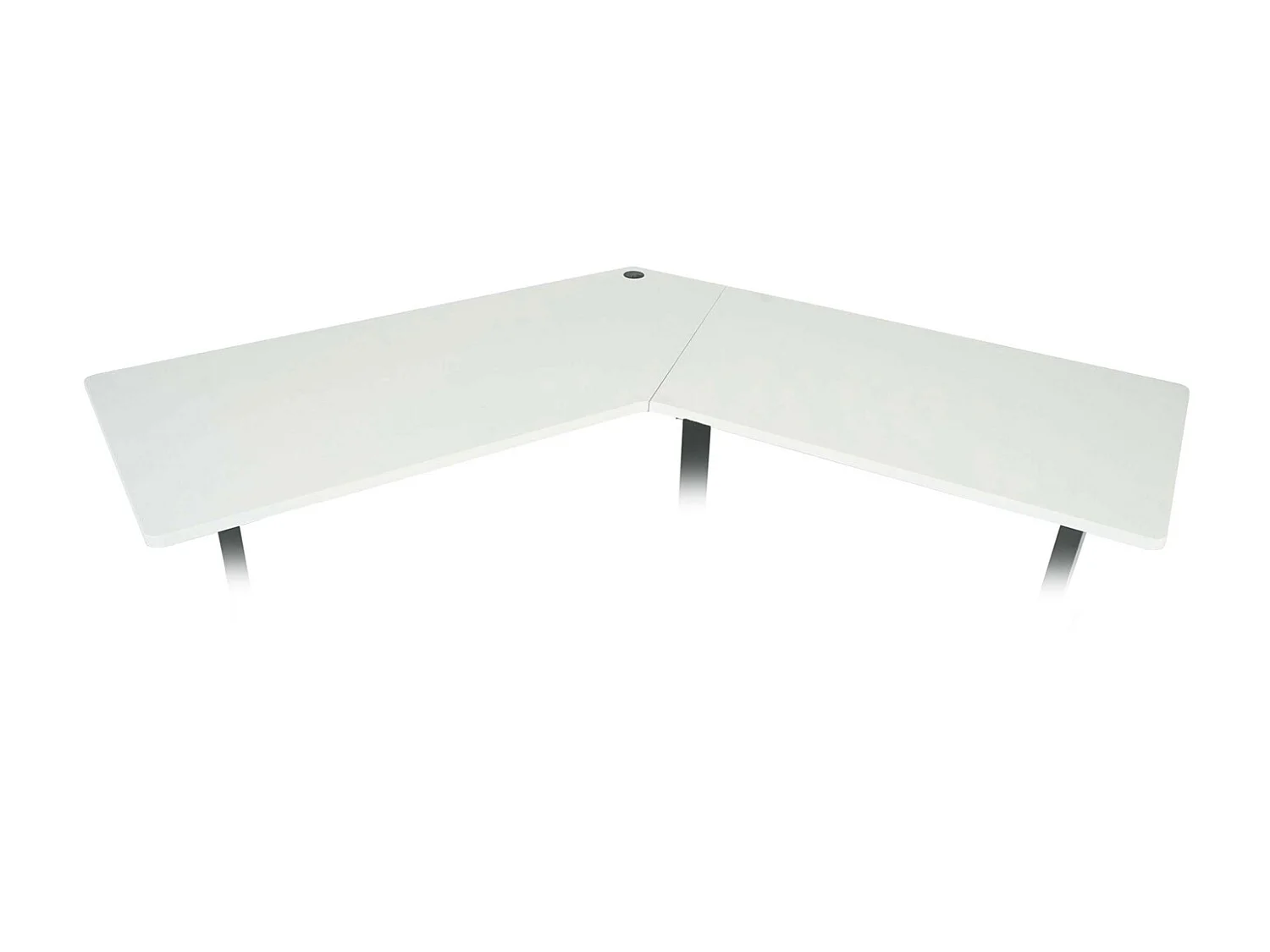 Eck-Schreibtischplatte MCW-D40, Weiß