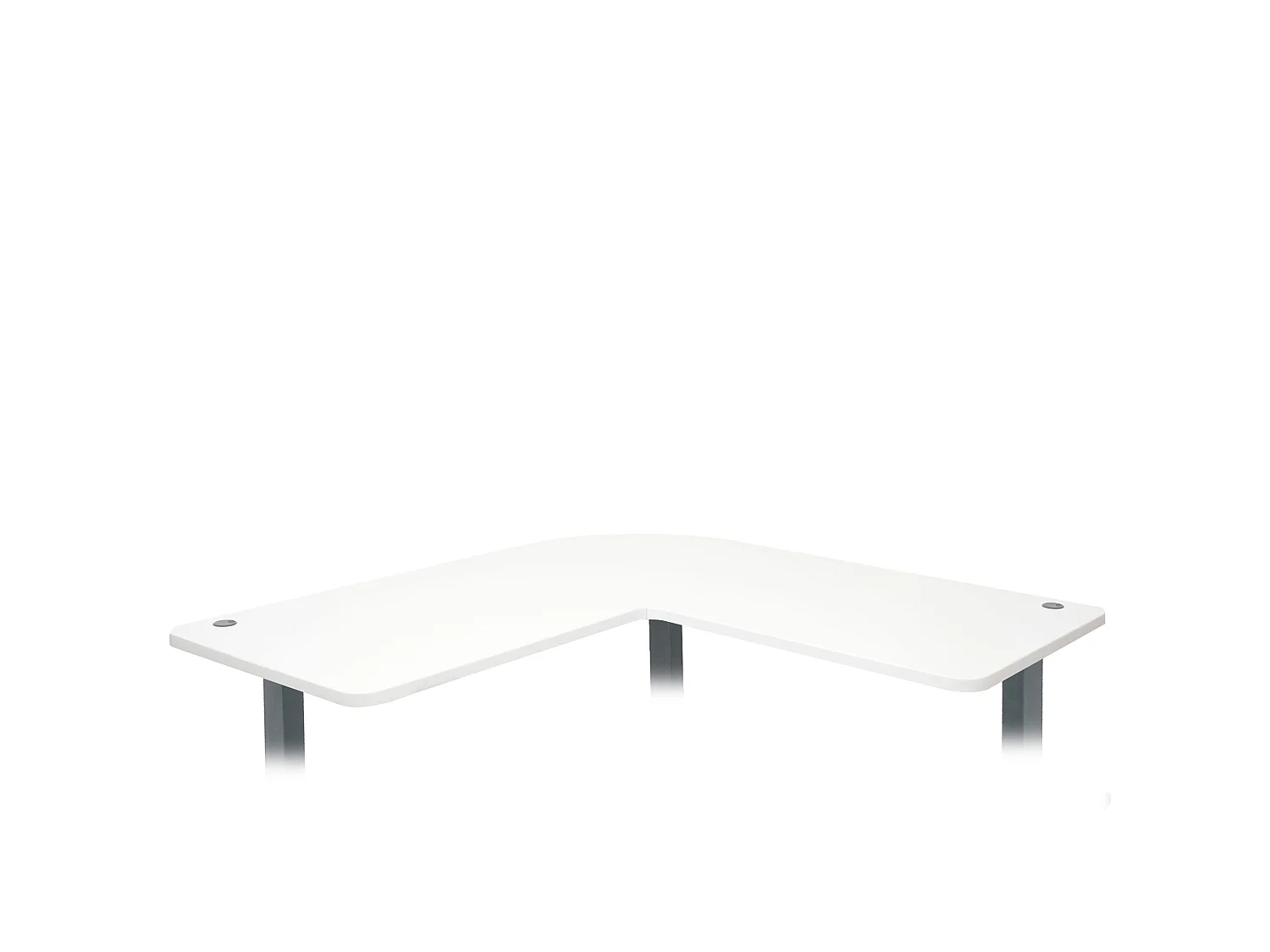 Blat MCW-D40 do biurka narożnego,  biały