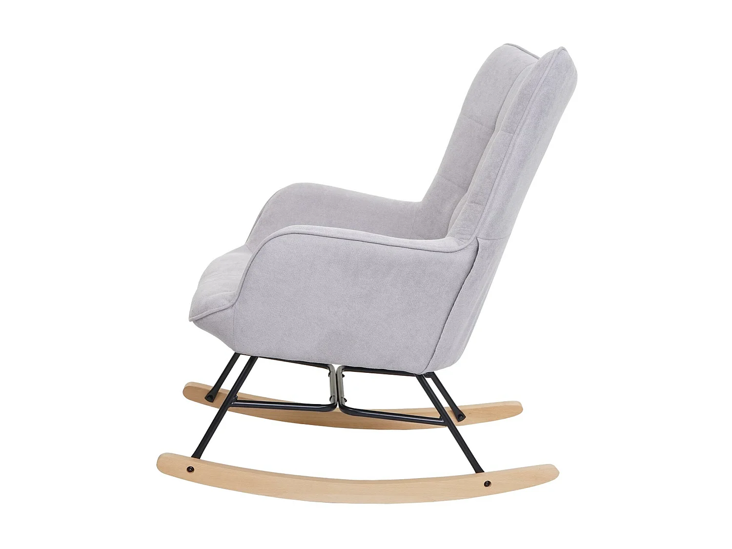 Fotel bujany MCW-K36,  szary