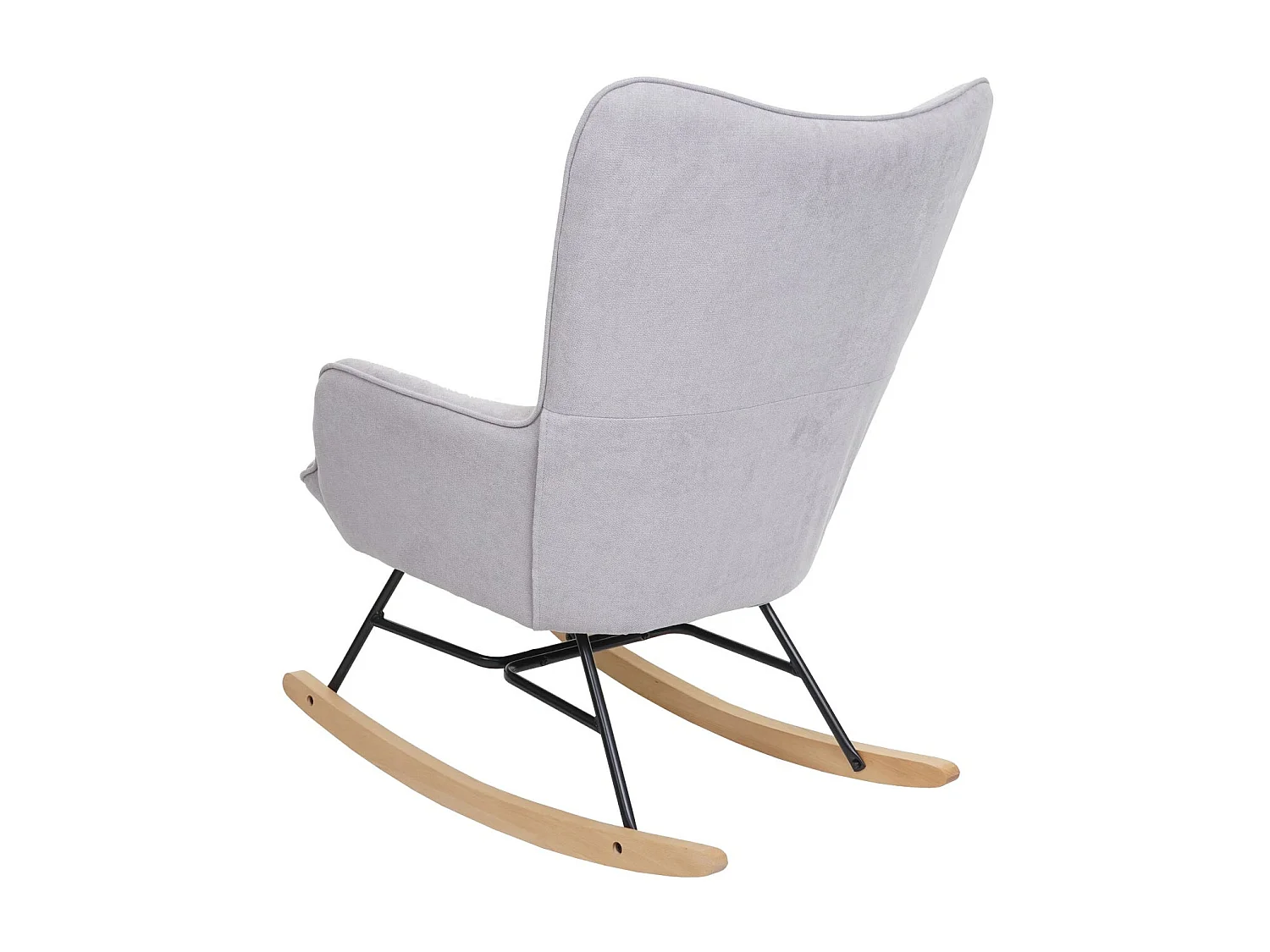 Fotel bujany MCW-K36,  szary