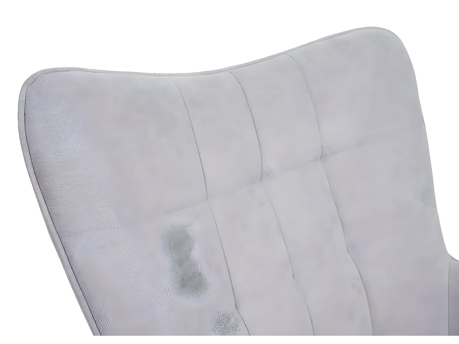 Fotel bujany MCW-K36,  szary