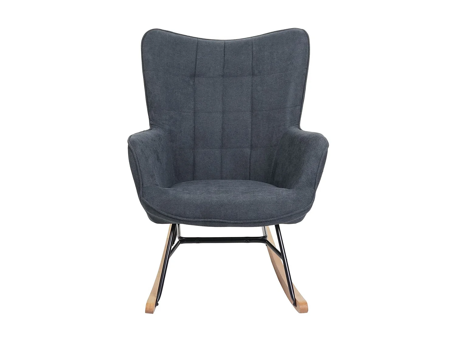 Fotel bujany MCW-K36,  antracyt