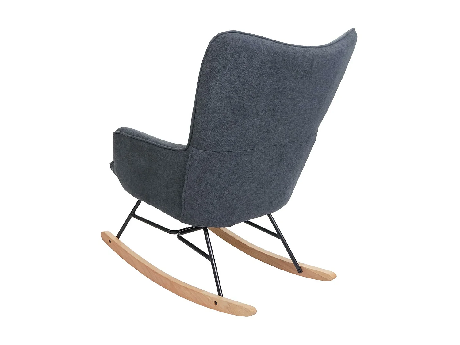 Fotel bujany MCW-K36,  antracyt