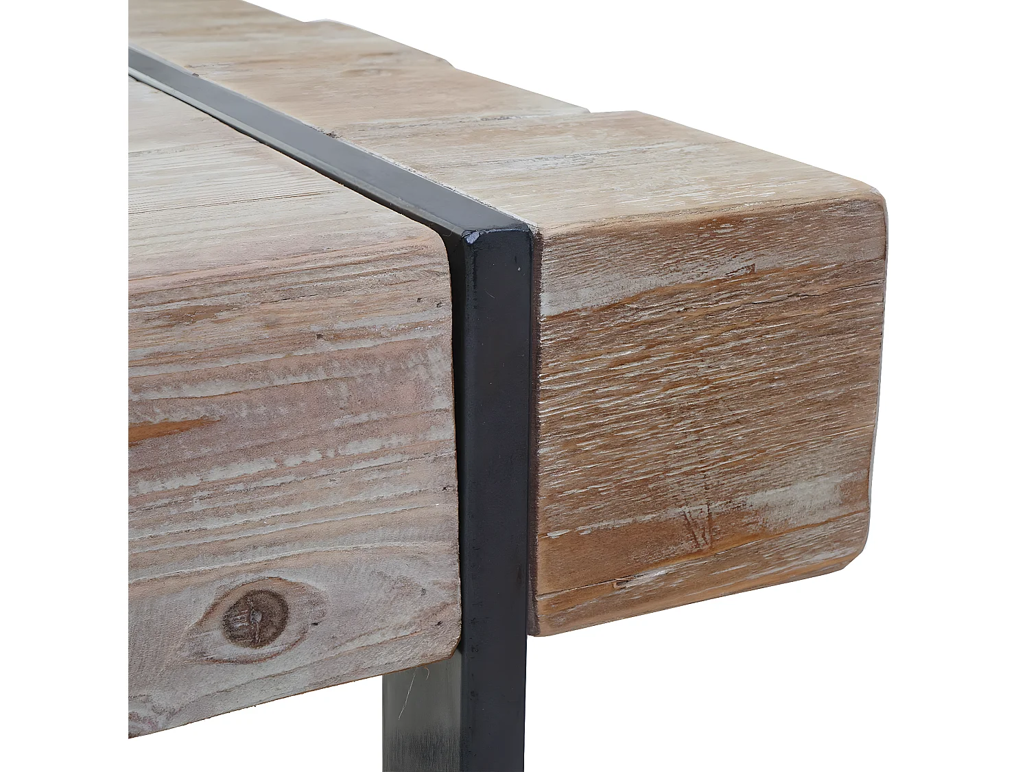 Esszimmergarnitur MCW-A15 (2-teilig), Naturfarben 160cm