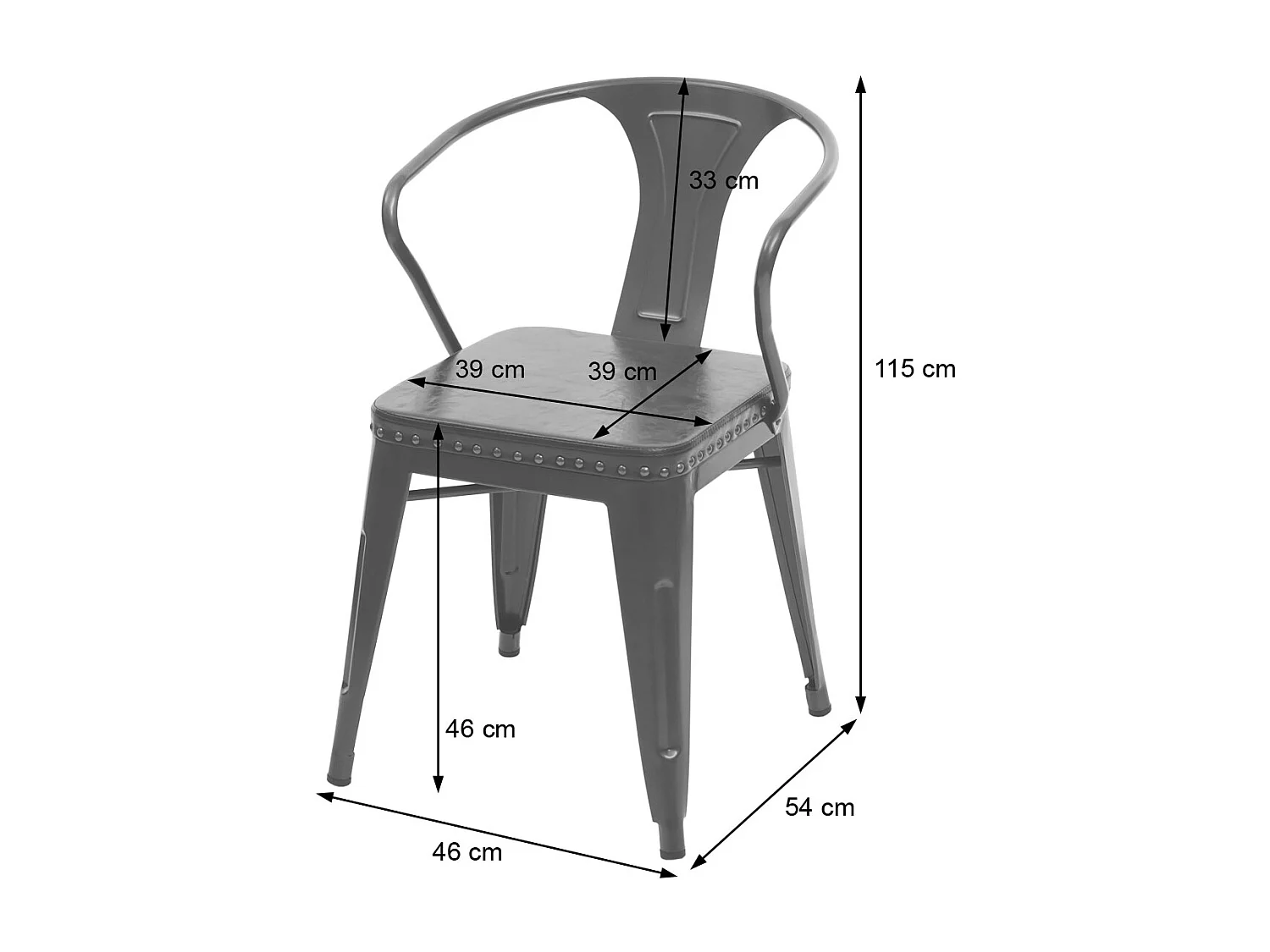 Esszimmer-Set MCW-H10 (4-teilig), Braun