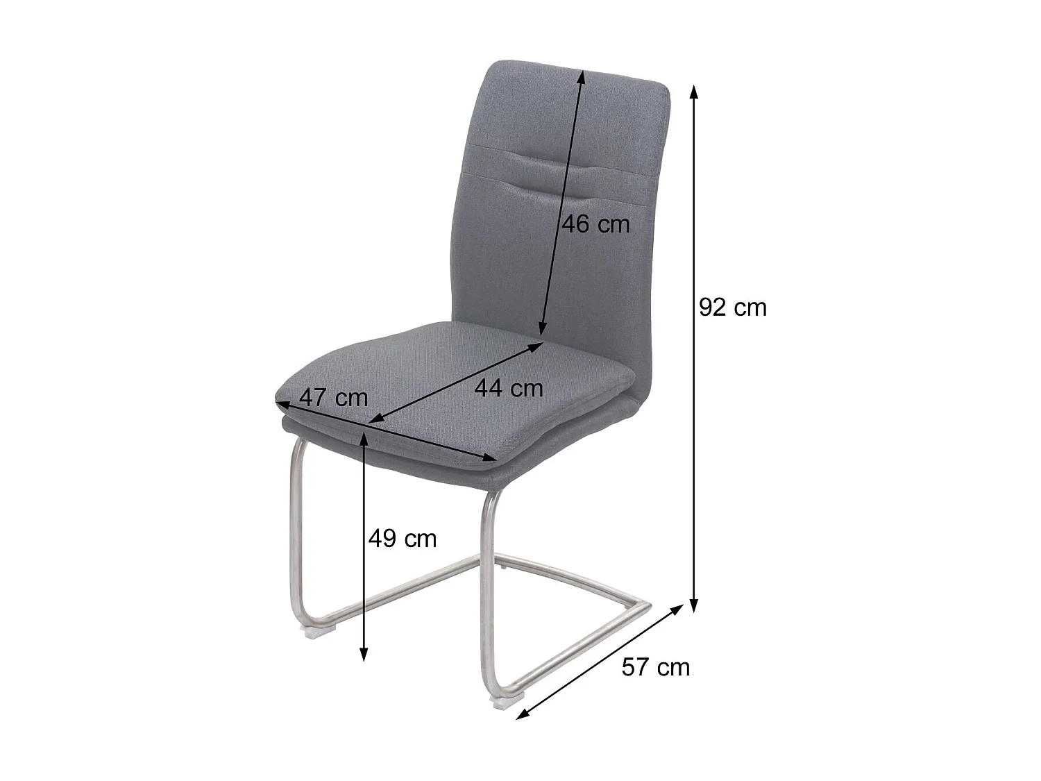 Esszimmer-Set MCW-H70, Braun 160cm