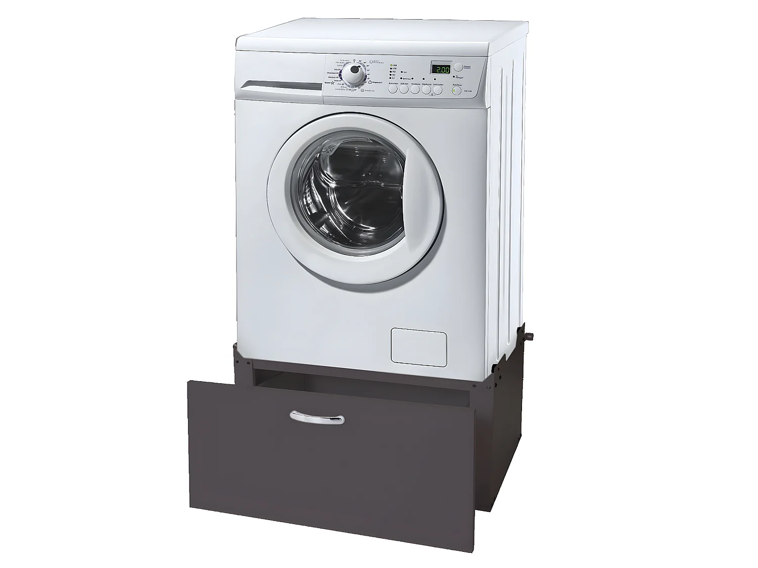 Wasmachineonderkast MCW-E50,  zwart