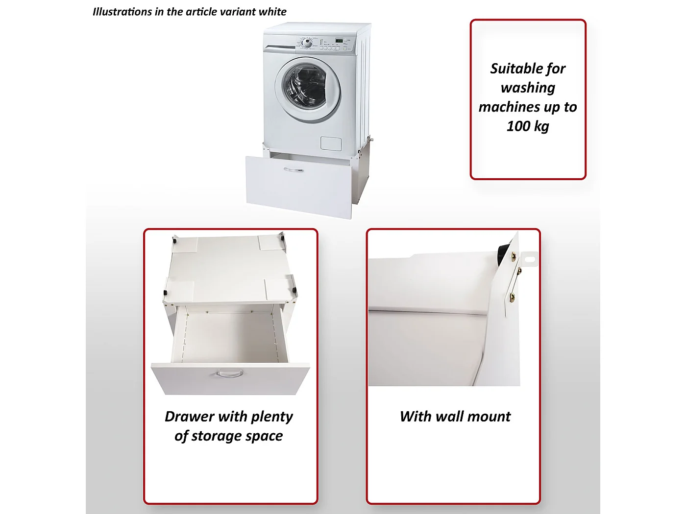 Jednostka bazowa pralki MCW-E50,  czarny