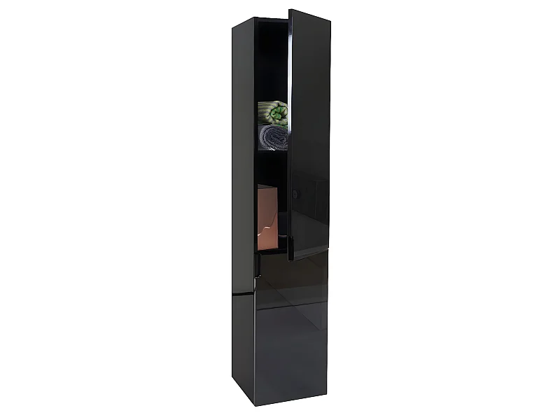 Hängeschrank MCW-B19, Schwarz