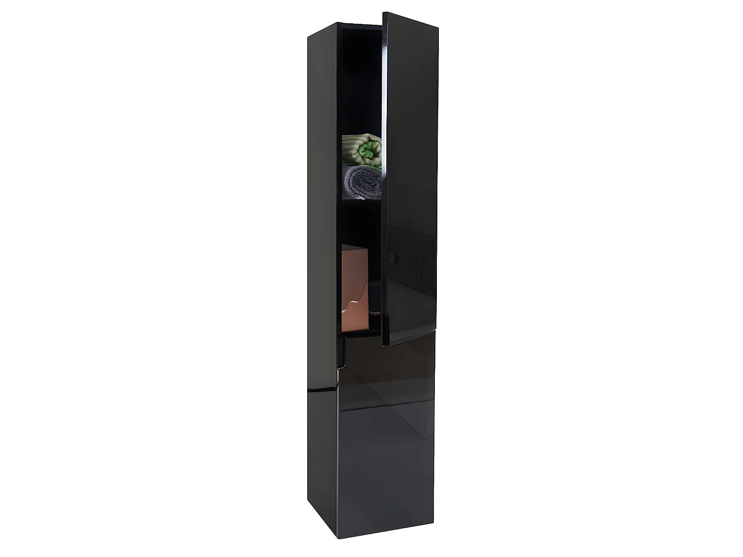 Hängeschrank MCW-B19, Schwarz