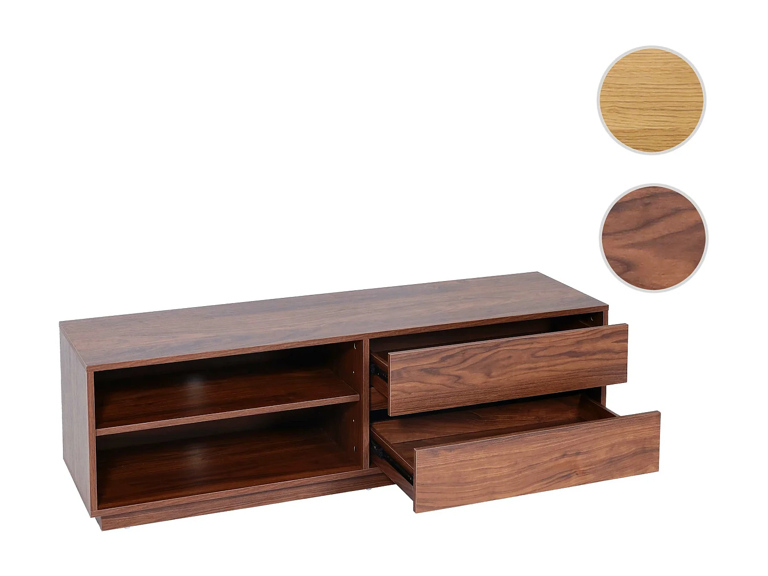 Stojak TV MCW-J78,  orzechowy wygląd