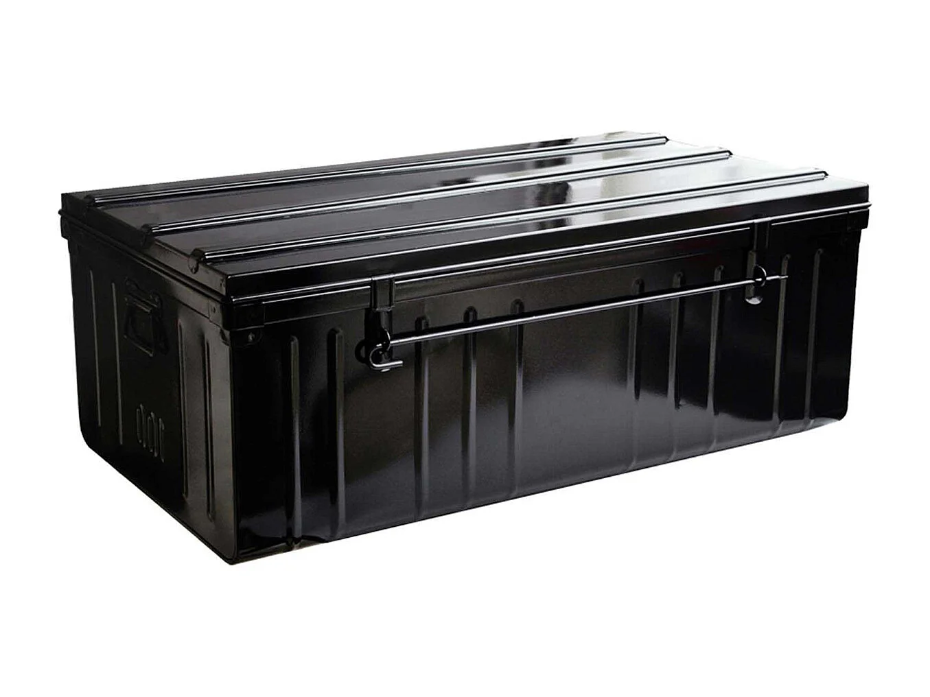 Cantine de rangement Premium en acier noir 175 litres