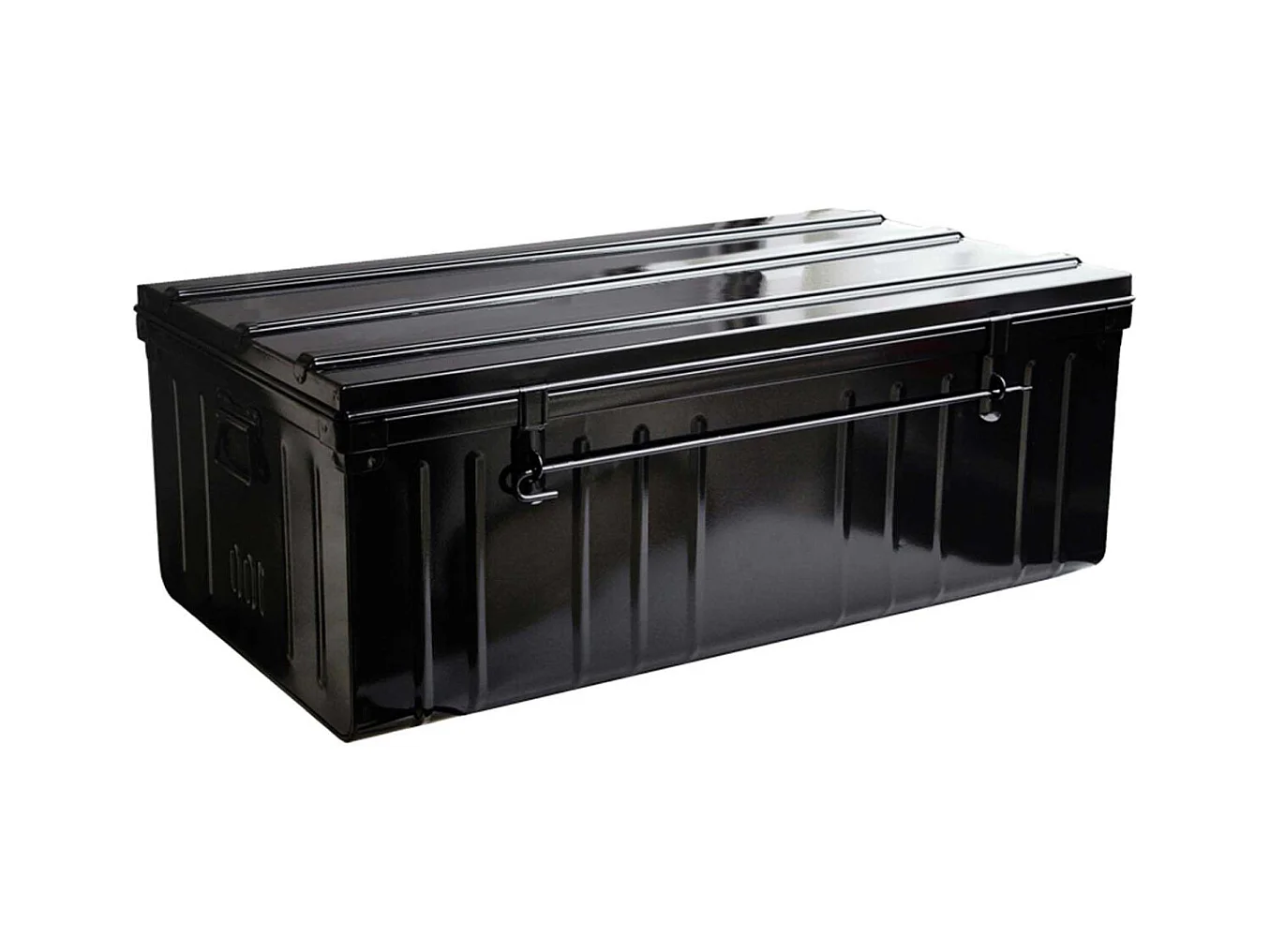 Cantine de rangement Premium en acier noir 175 litres