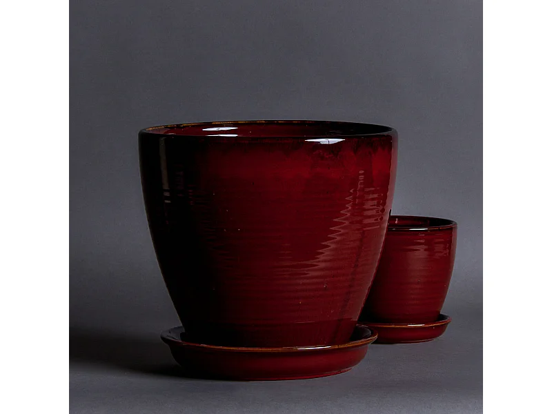 Cache-Pots avec Soucoupes - Bordeaux