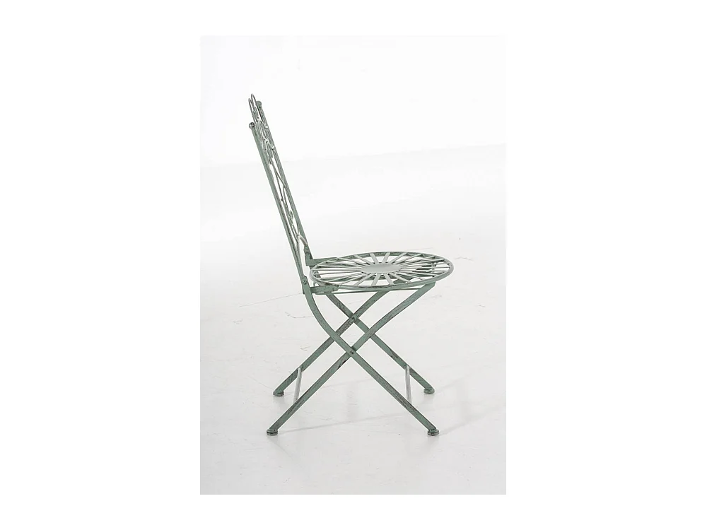 Gartenstühle - Metall & Galvanisiertes Eisen - antik-grün - Indra