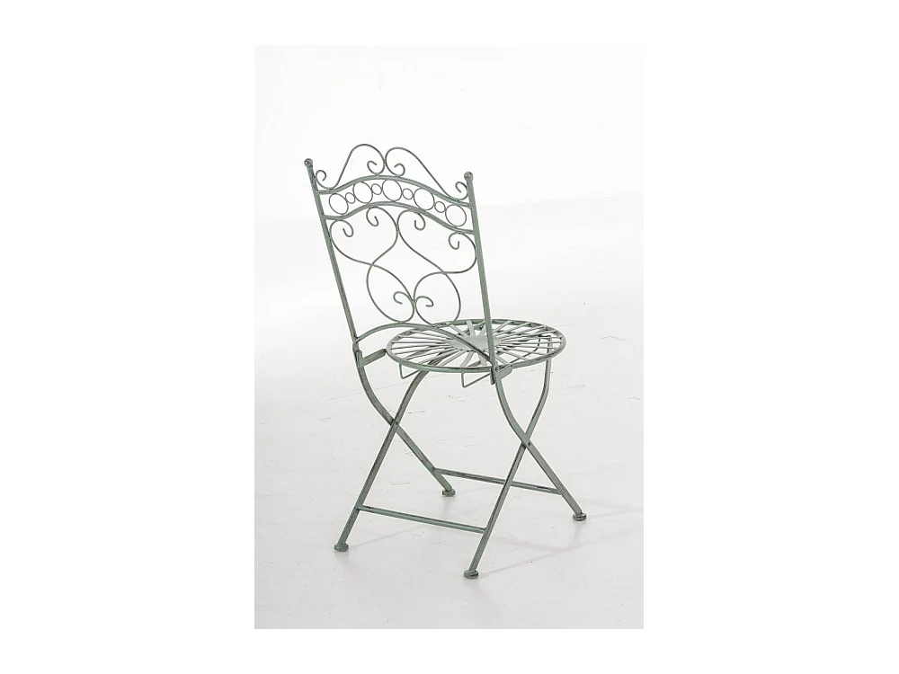 Gartenstühle - Metall & Galvanisiertes Eisen - antik-grün - Indra