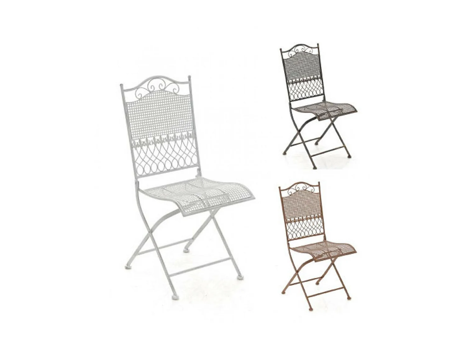Chaises de jardin - Métal - Bronze - Kiran