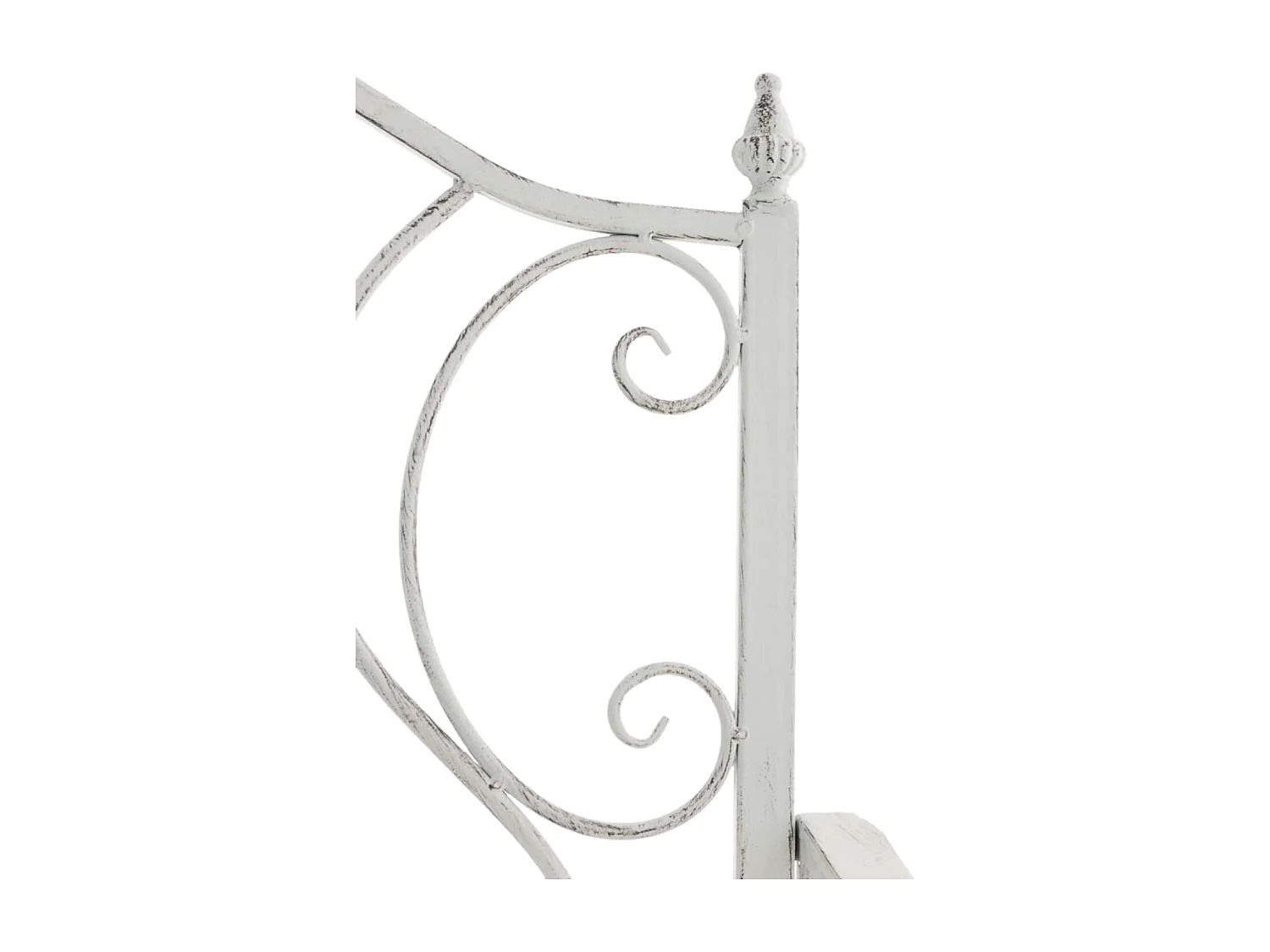 Set van 2  Tuinstoel - Metaal & natura - antiek/wit - Punjab